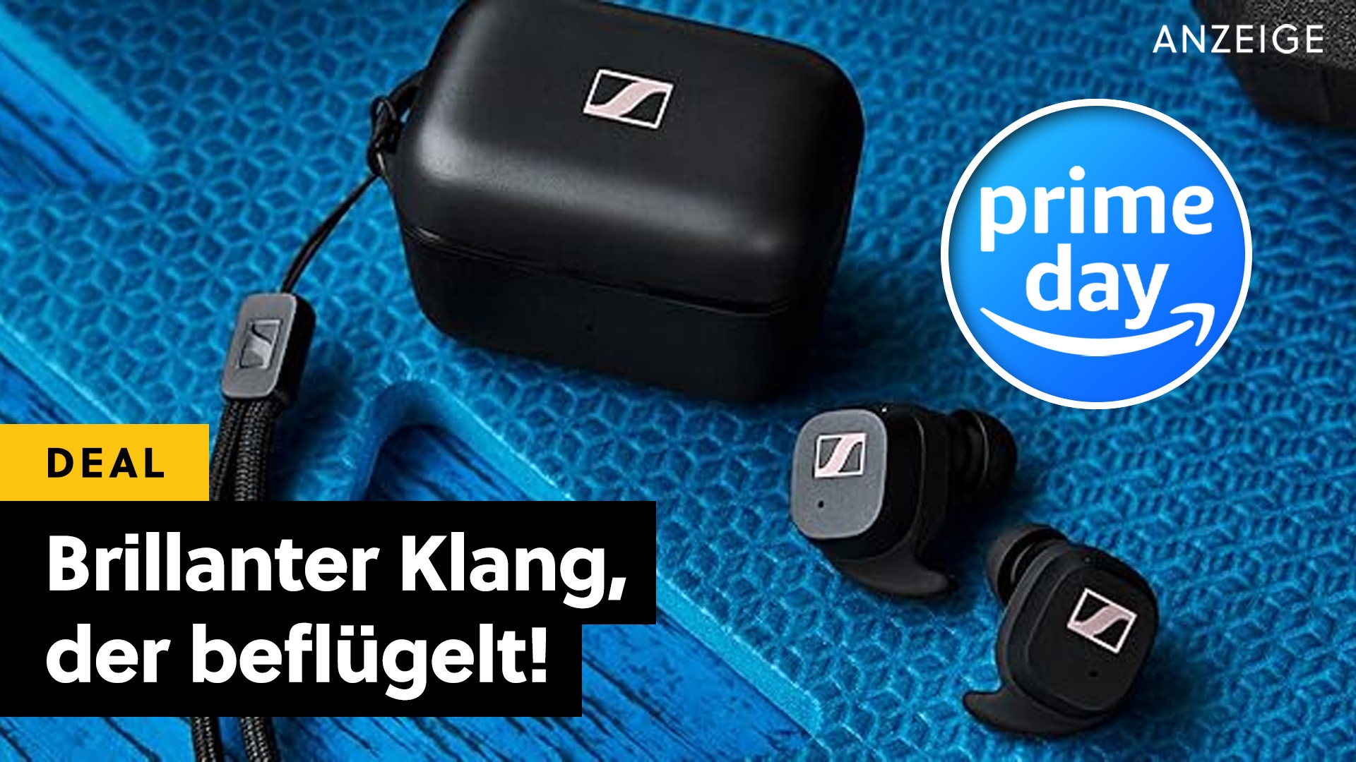 Nur noch für kurze Zeit stark reduziert beim Prime Day: Ohne meine Sennheiser-Earbuds gehe ich nicht mehr ins Training!