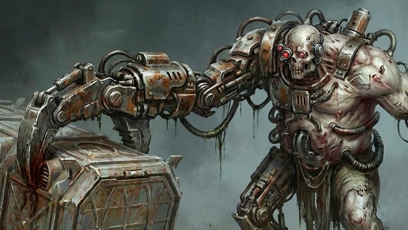 News: Warhammer 40.000 - Schlimmer als der Tod? In WH40k werden Menschen bei vollem Bewusstsein zu Gabelstaplern umgebaut