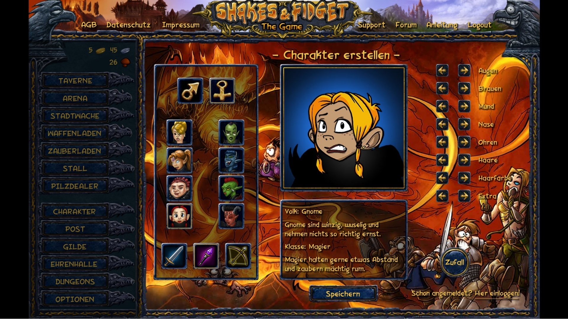 Shakes & Fidget - The Game - Screenshots