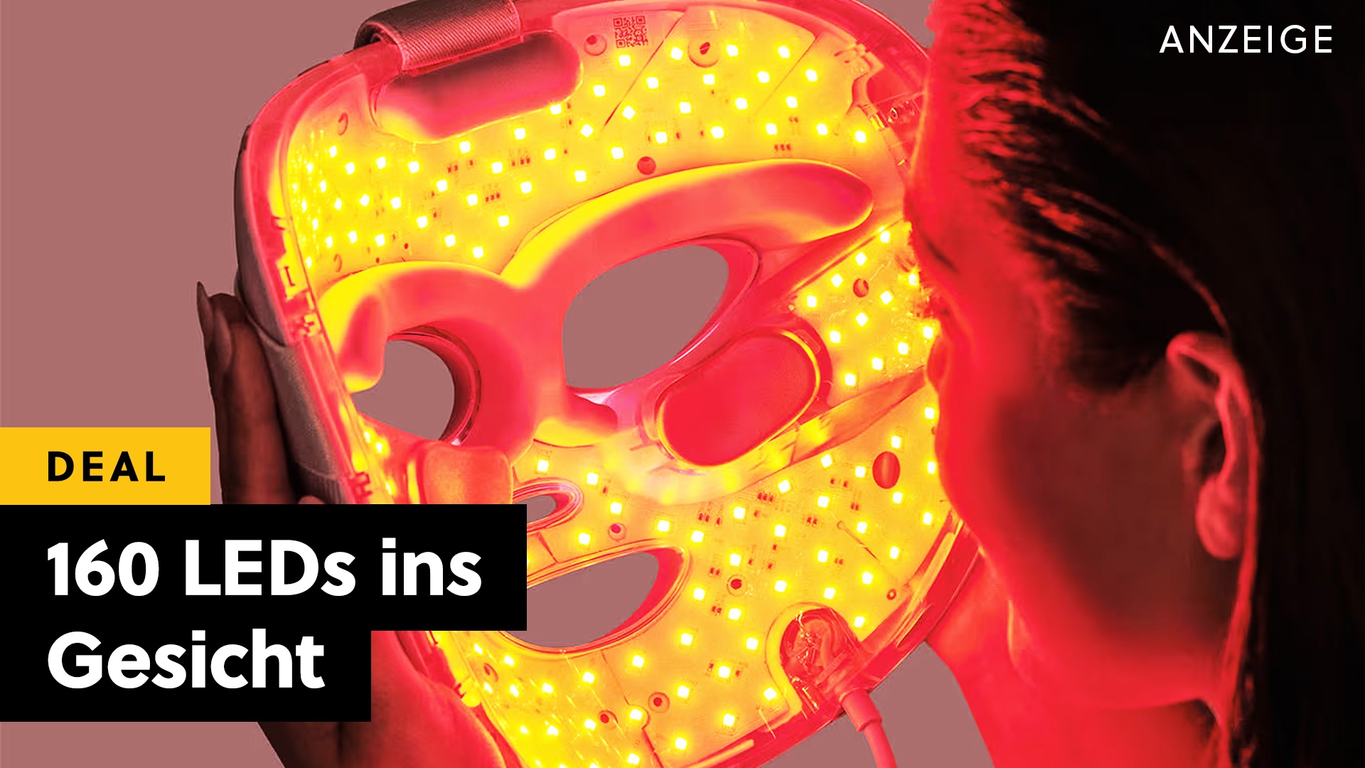Deals: 160 LEDs ins Gesicht - Diese Maske ist eine der skurrilsten Beauty-Produkte [Anzeige]