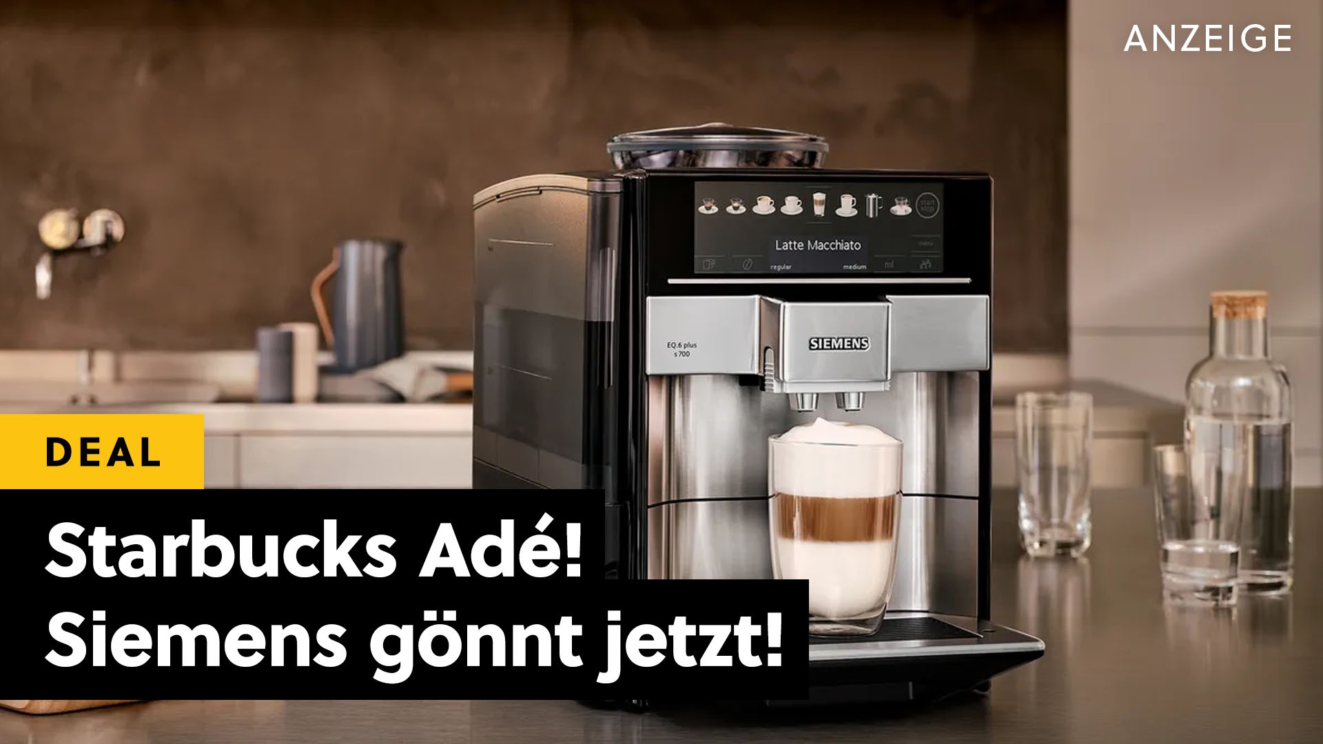 Siemens EQ6 zum Taschengeldpreis - Einer der absoluten Top-Kaffeevollautomaten made in Germany bekommt ihr als Schnäppchen!