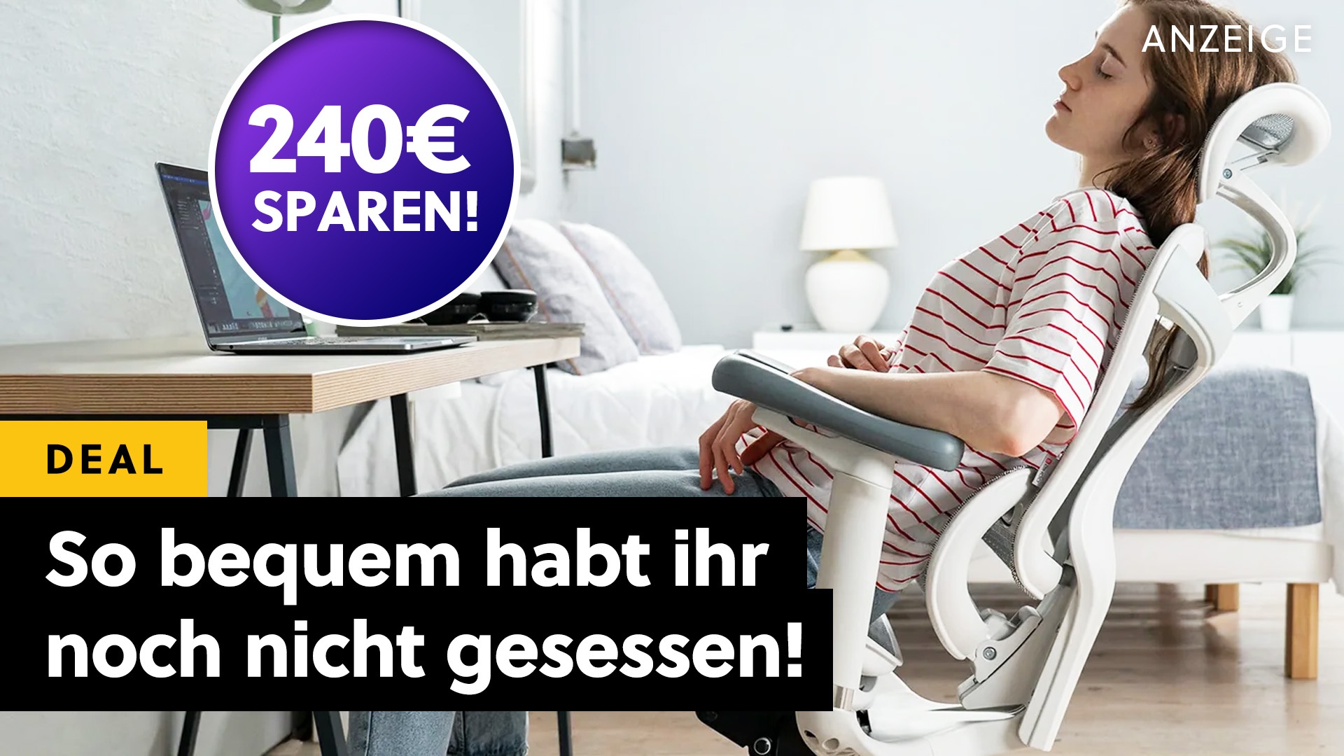 Deals: Ergonomischer Bürostuhl - Dieser Stuhl ist meine absolute Empfehlung und jetzt richtig günstig! [Anzeige]