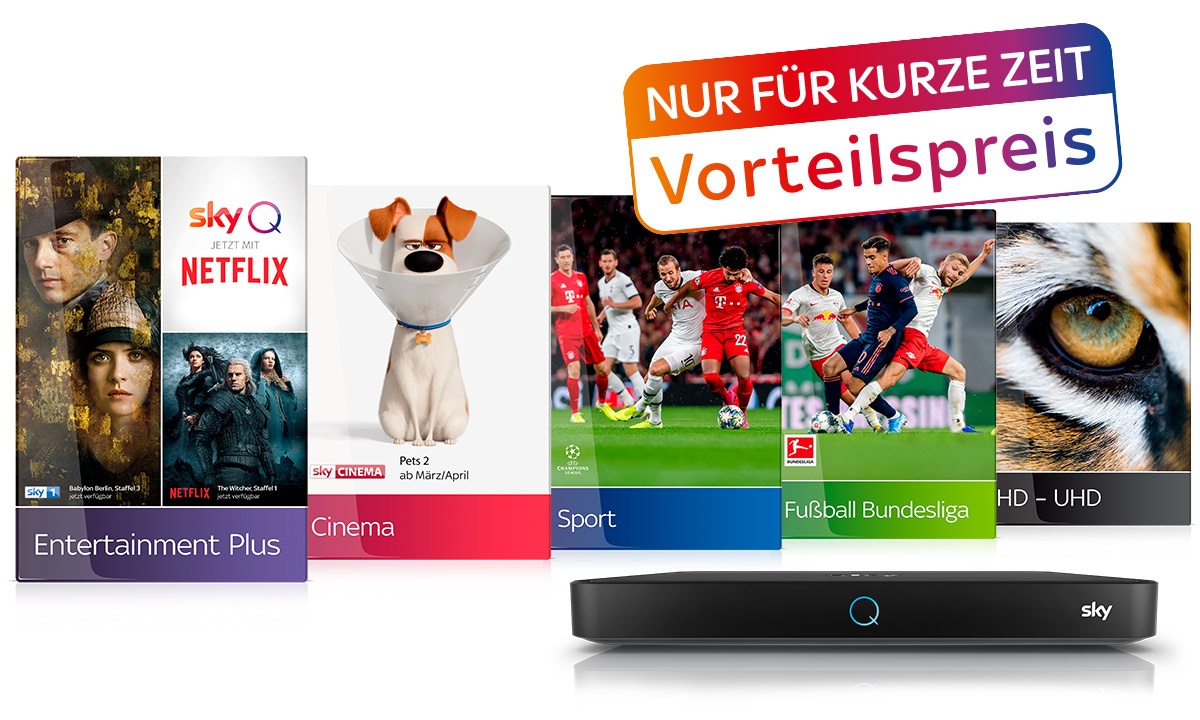 Sky Angebot Sichert euch für kurze Zeit alle SkyPakete günstiger