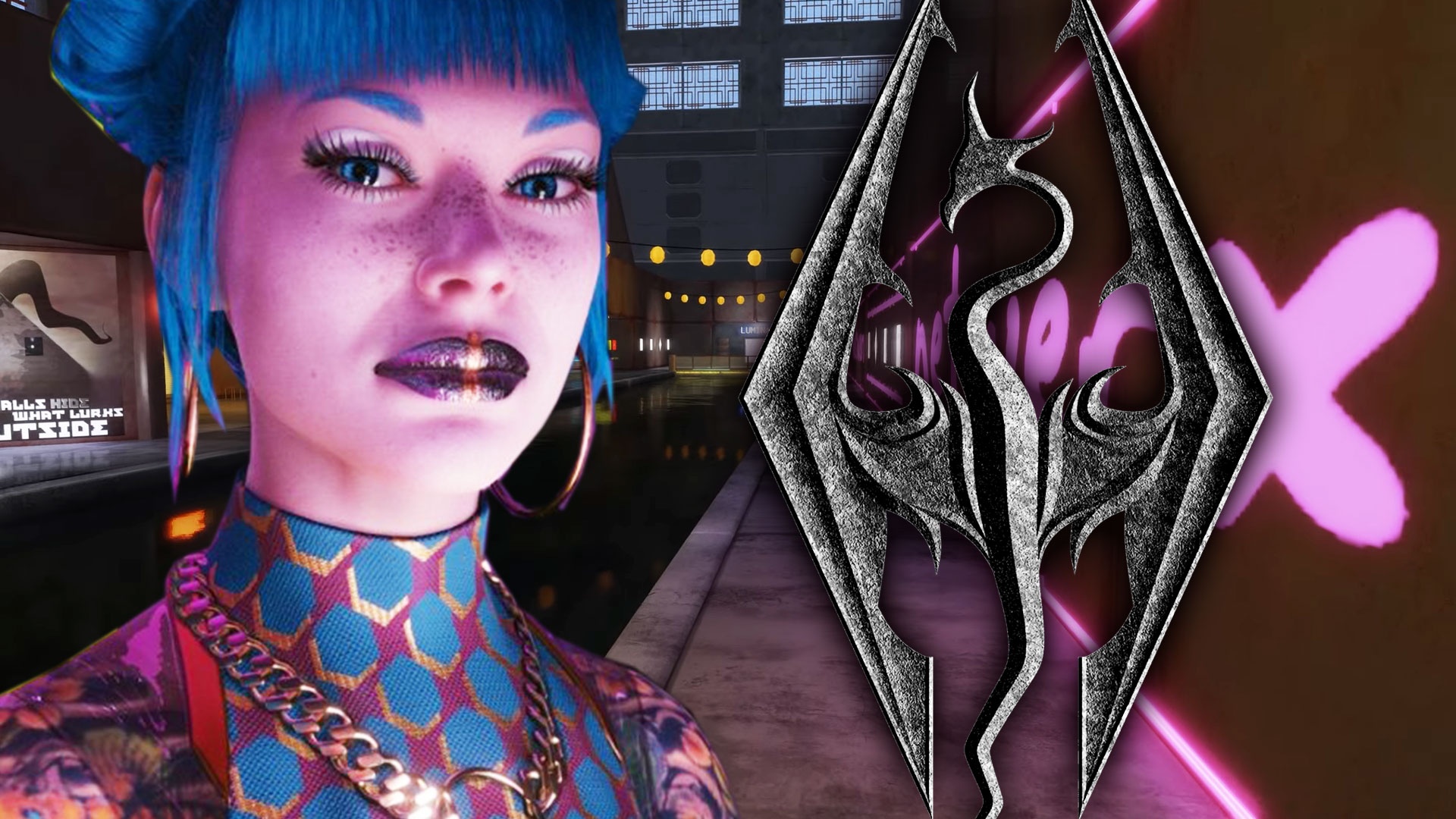 #Cyberpunk in Skyrim – Diese gemoddete Stadt im Rollenspiel ist der Wahnsinn