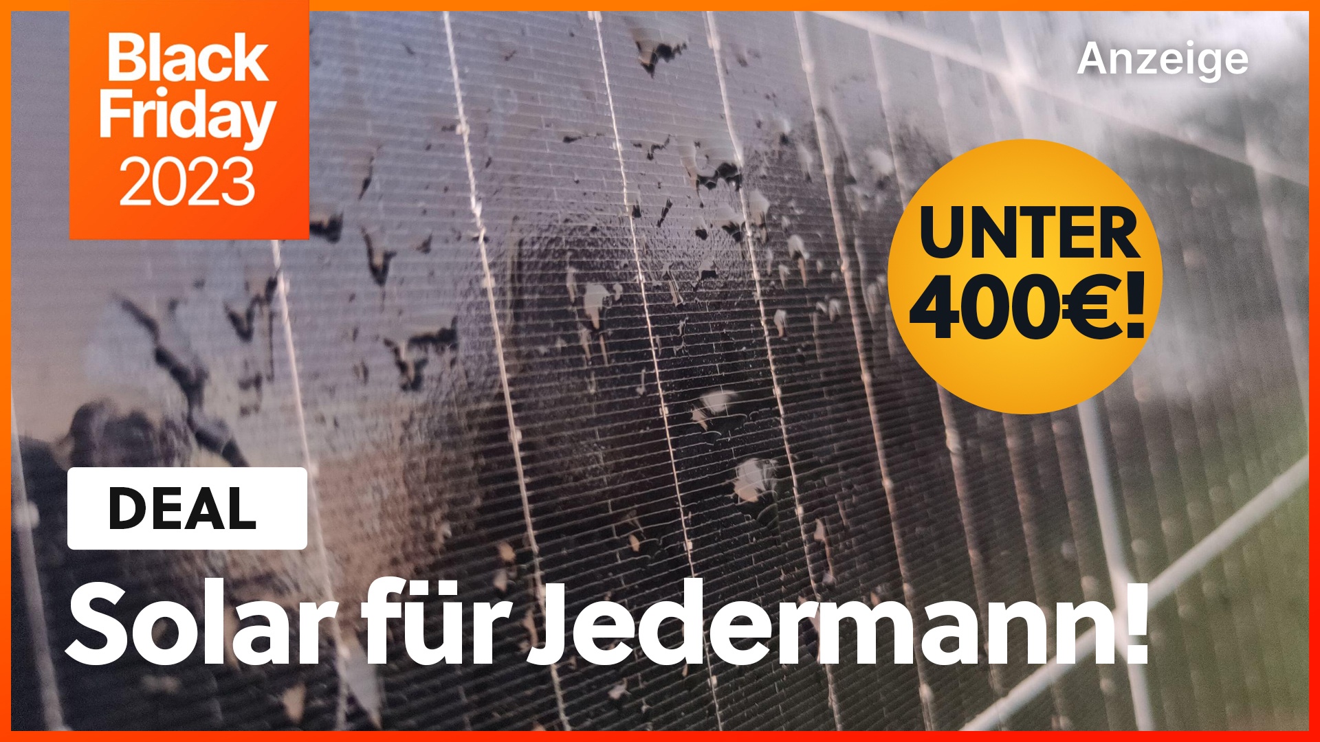 Die Konkurrenz kann einpacken: Kleine Solaranlage aus Deutschland zum Kampfpreis im Black Friday-Angebot!