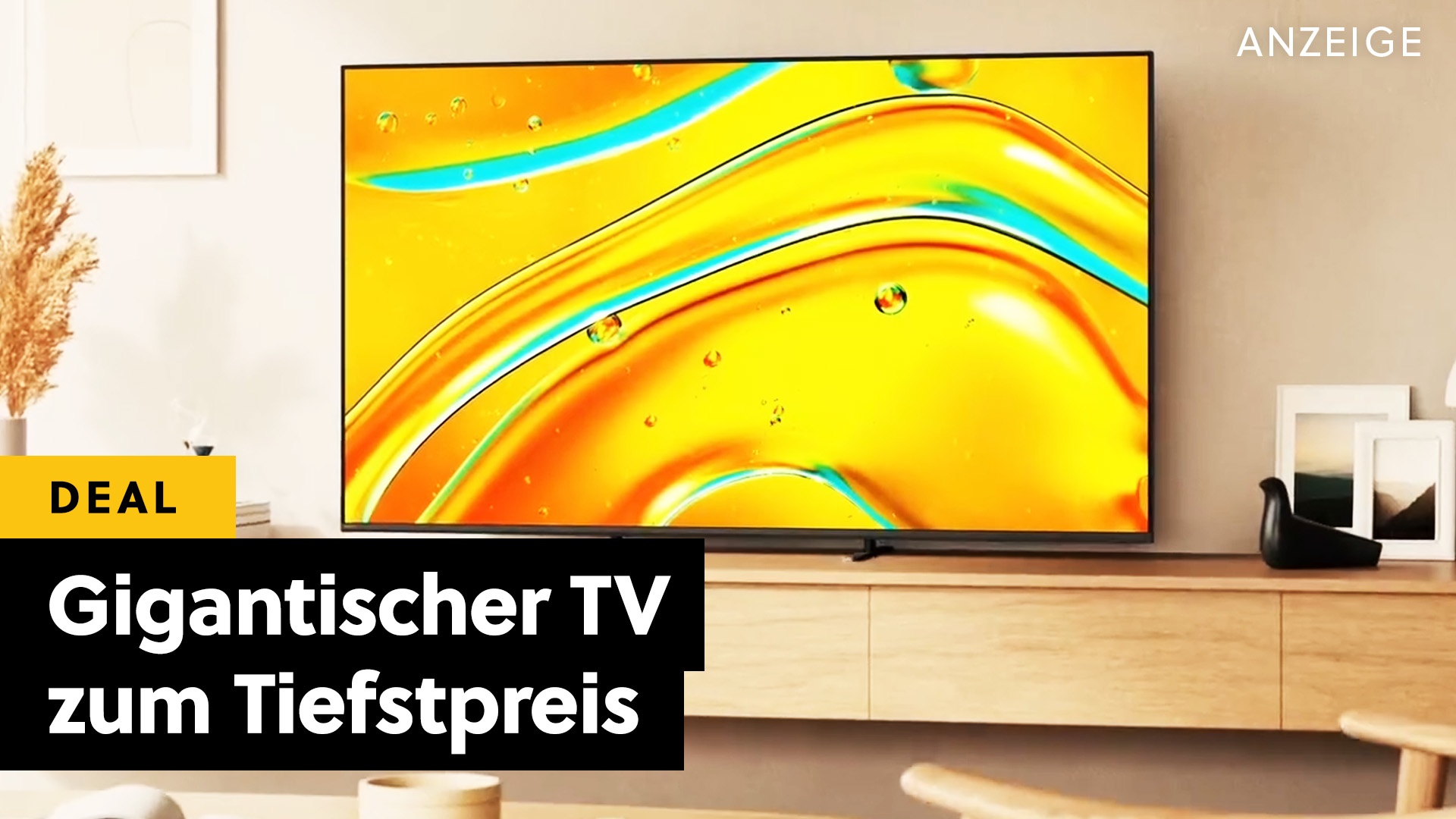 Wozu noch Kino? - So günstig war dieser gigantische 98 Zoll Fernseher von Sony noch nie! [Anzeige]