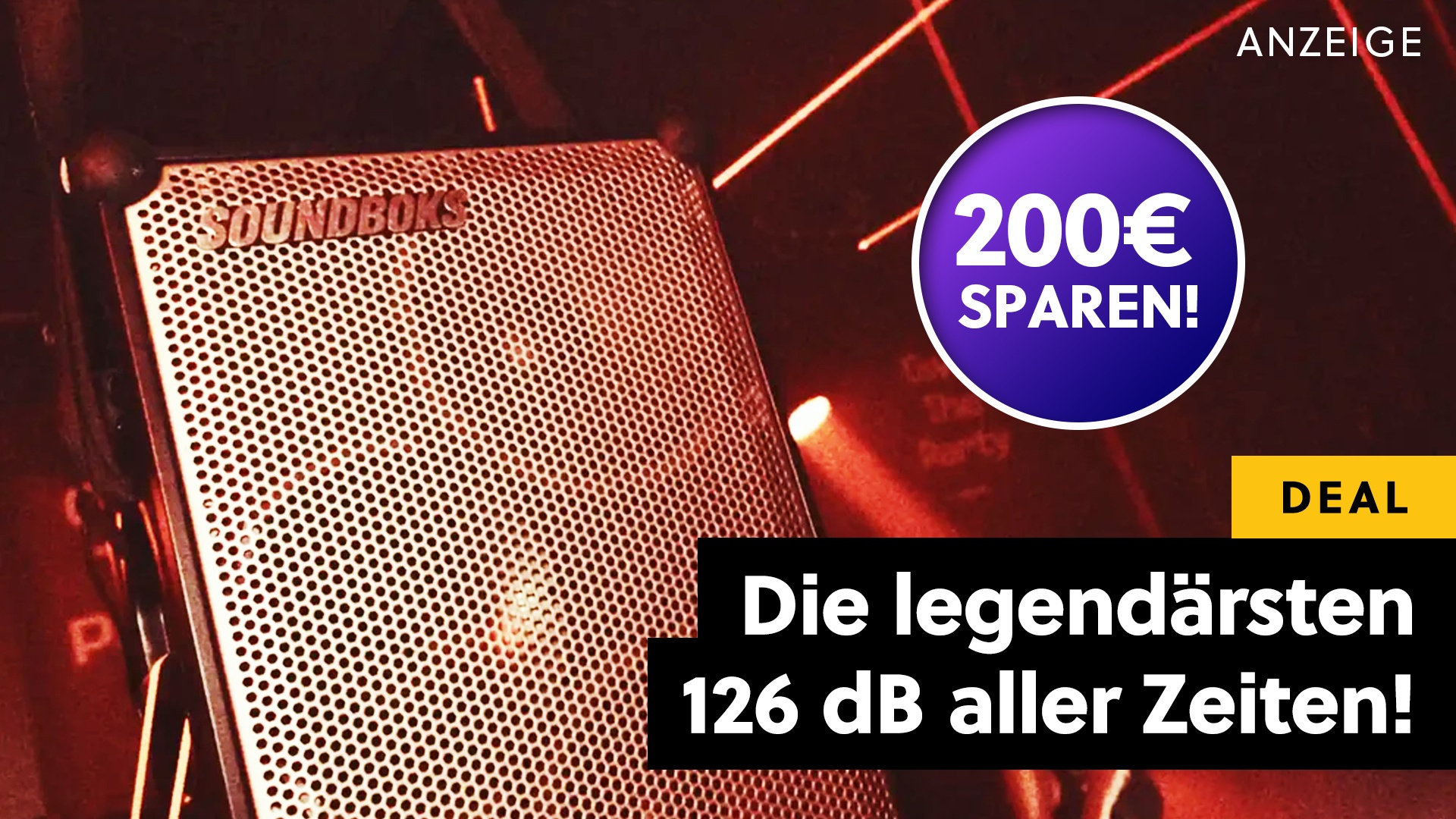 SOUNDBOKS 4 - Eine der lautsten Lautsprecher-Boxen auf dem Markt ist wieder günstig! [Anzeige]