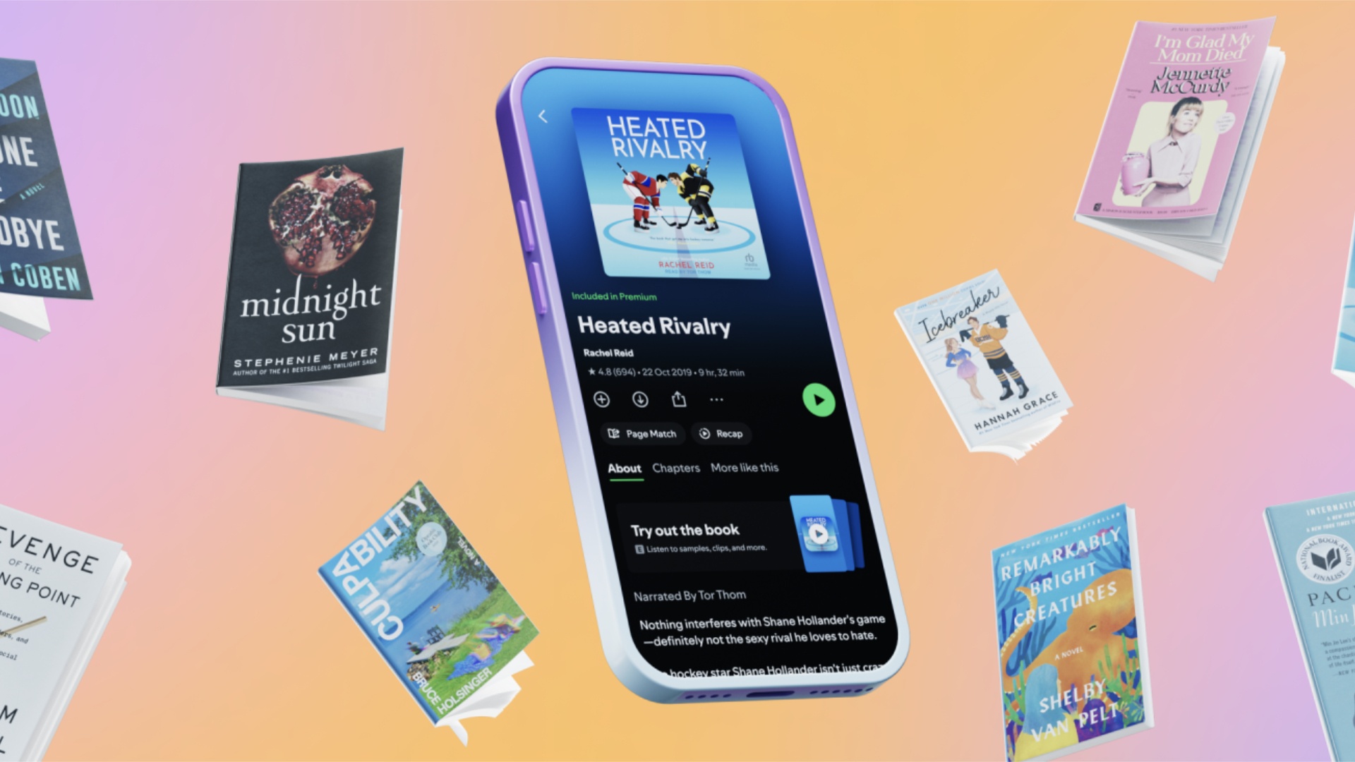 Spotify - »Page Match« verspricht jetzt auch für deutsche E-Books nahtlosen Übergang zum Hörbuch
