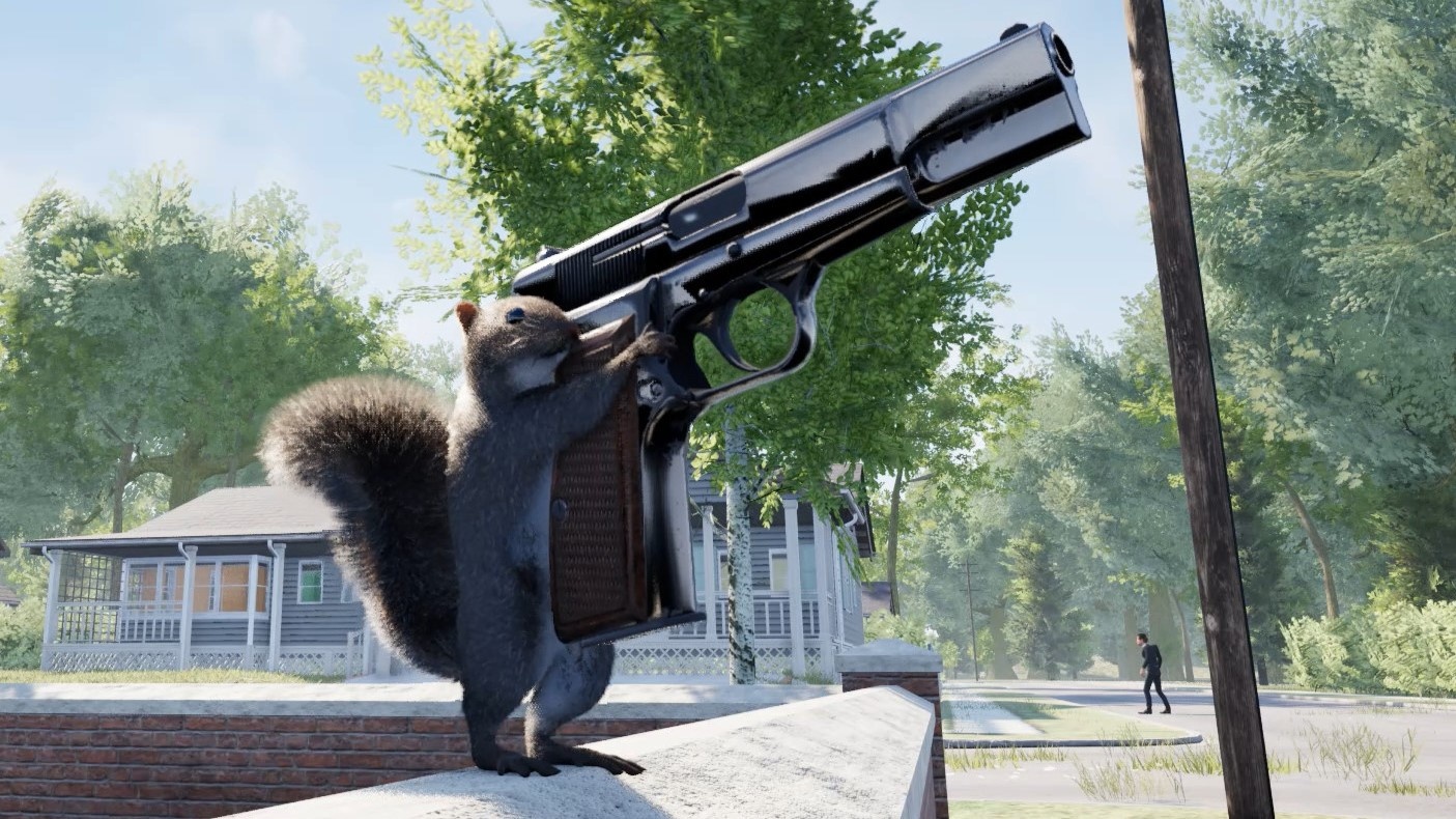 #Squirrel with a Gun: Ein bewaffnetes Eichhörnchen geht viral