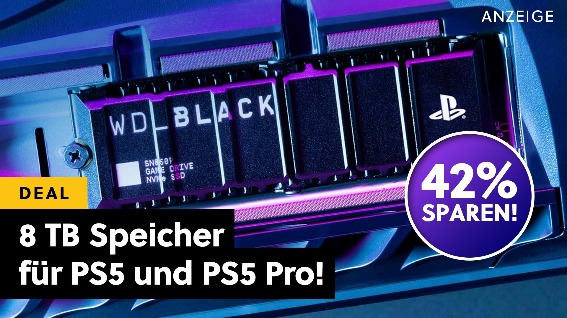 8 TB SSD-Speicher für PS5 und PS5 Pro sind jetzt WIE günstig?! Speicherplatz ohne Ende mit diesem Hammer-Deal zum Black Friday!