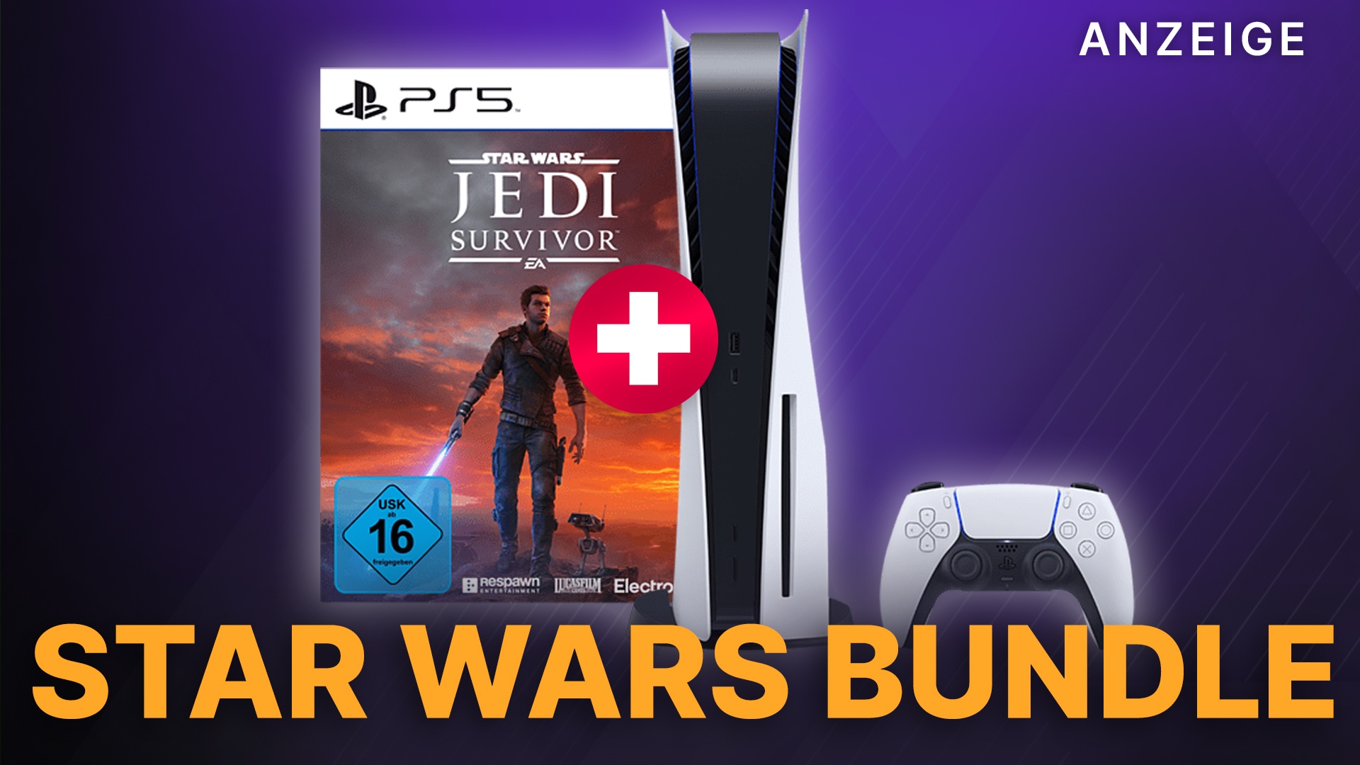 PS5 kaufen: Bundle mit Star Wars Jedi: Survivor im Angebot - Spart bei der  Disc Edition!