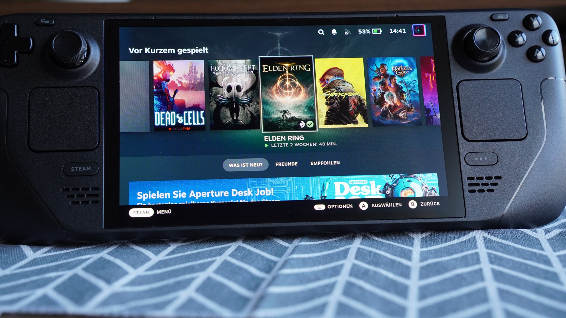 Steam Deck OLED tem latência de comandos melhor que o original