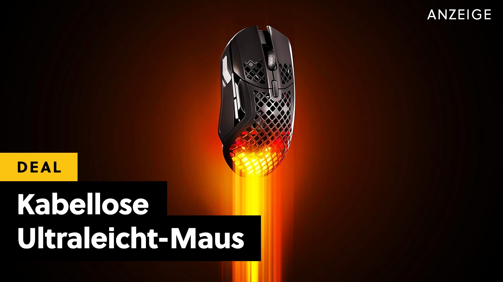 Leichte Gaming-Maus - 180h Akku, programmierbare Sondertasten & PTFE-Gleitfüße im Angebot [Anzeige]