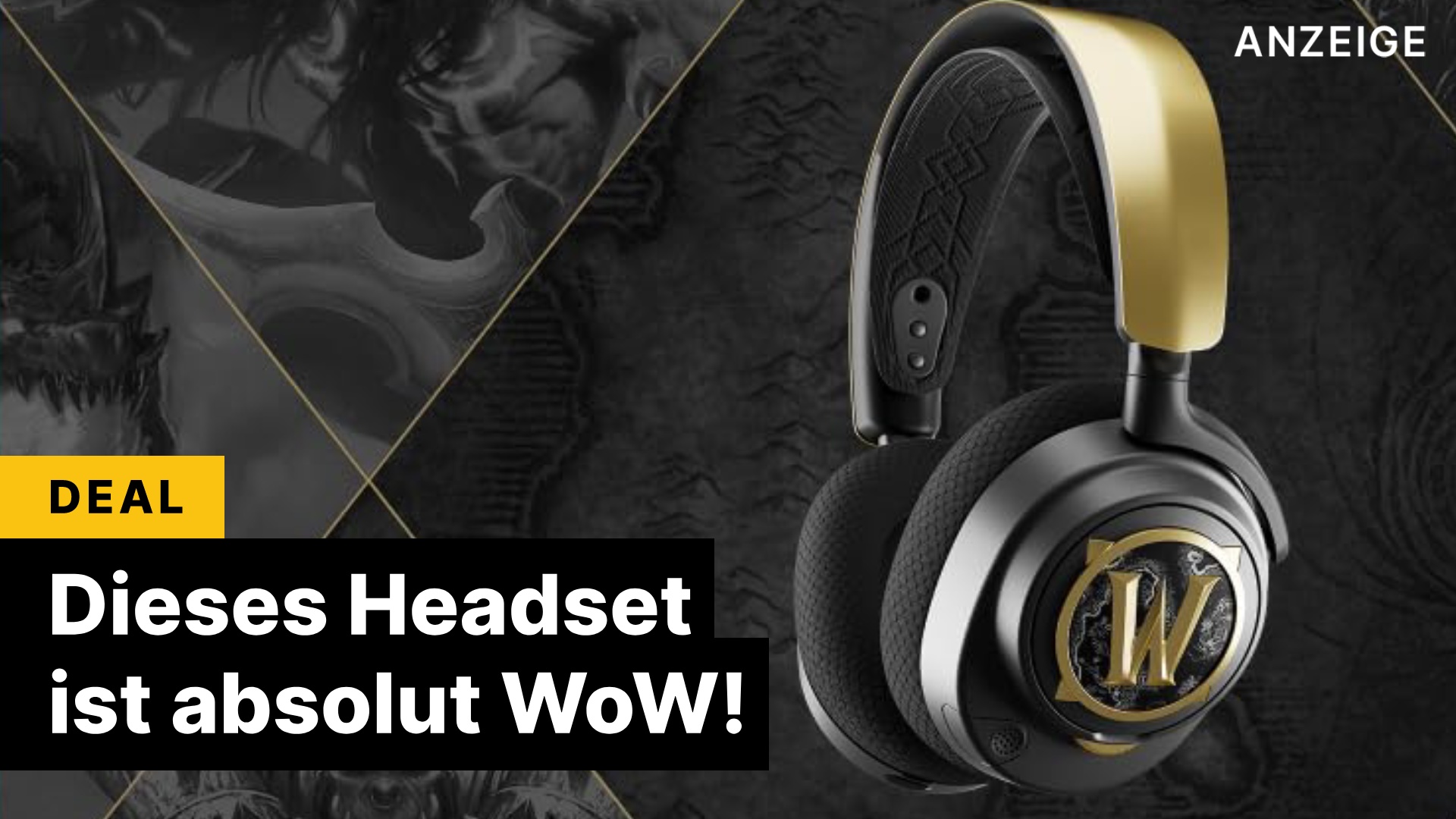 Deals: Headset mit WoW-Bonus - Premium Gaming-Headset mit World of Warcraft Design und Gratis Mount bekommt ihr aktuell stark reduziert! [Anzeige]