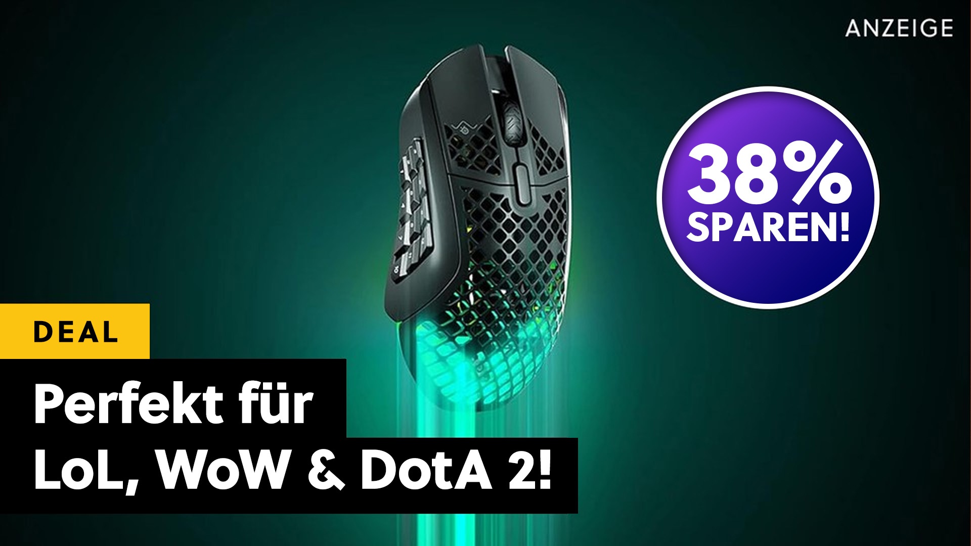 Nur 89 Gramm und 18 Tasten: Diese ultraleichte Wireless-Gaming-Maus im Amazon Oster-Angebot dürft ihr nicht verpassen!