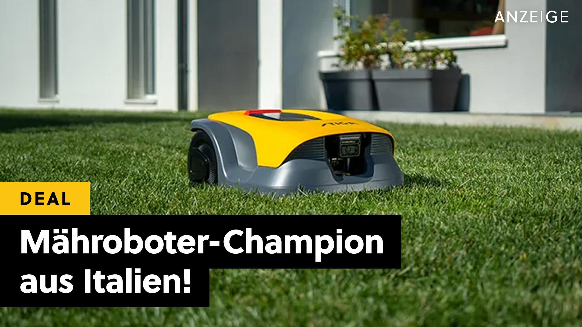 Mähroboter - Dieser Oberklasse-Gärtner mit KI-Kamera stiehlt anderen Modellen die Show! [Anzeige]