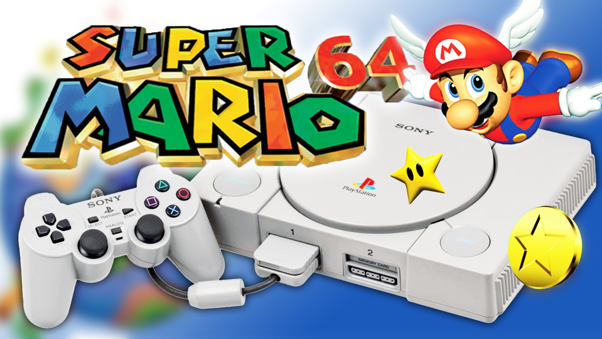 Ps Mario Nintendo PlayStation: Ein Spieler lässt die Geschichte wieder aufleben ...