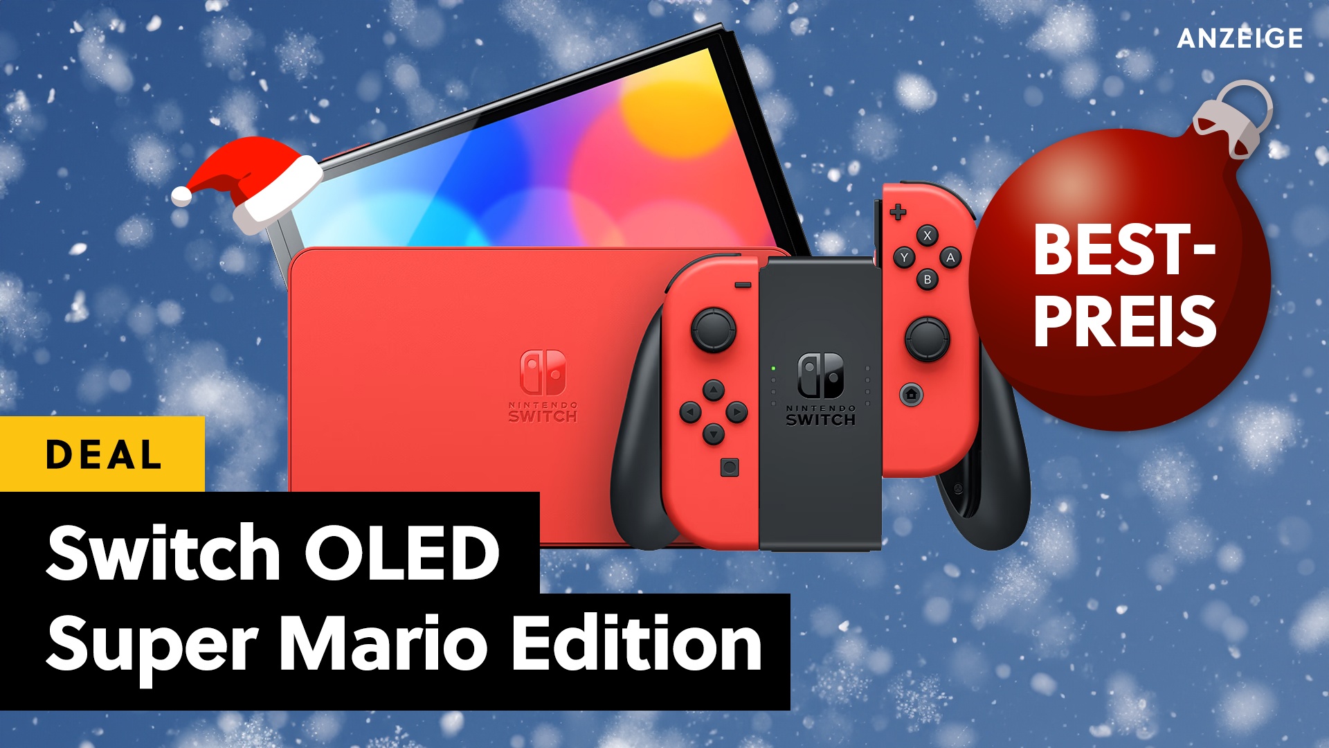 Die Switch OLED in der Super Mario Special Edition gib es jetzt zum Bestpreis!