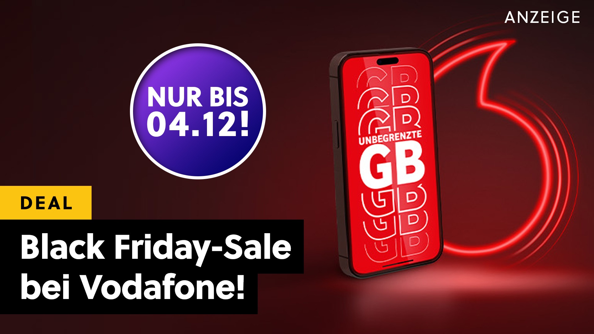 Black Friday-Rabattwahnsinn bei Vodafone: Unbegrenztes Internet, Mega-Angebote und Handys ab 1 € – aber nur für kurze Zeit!