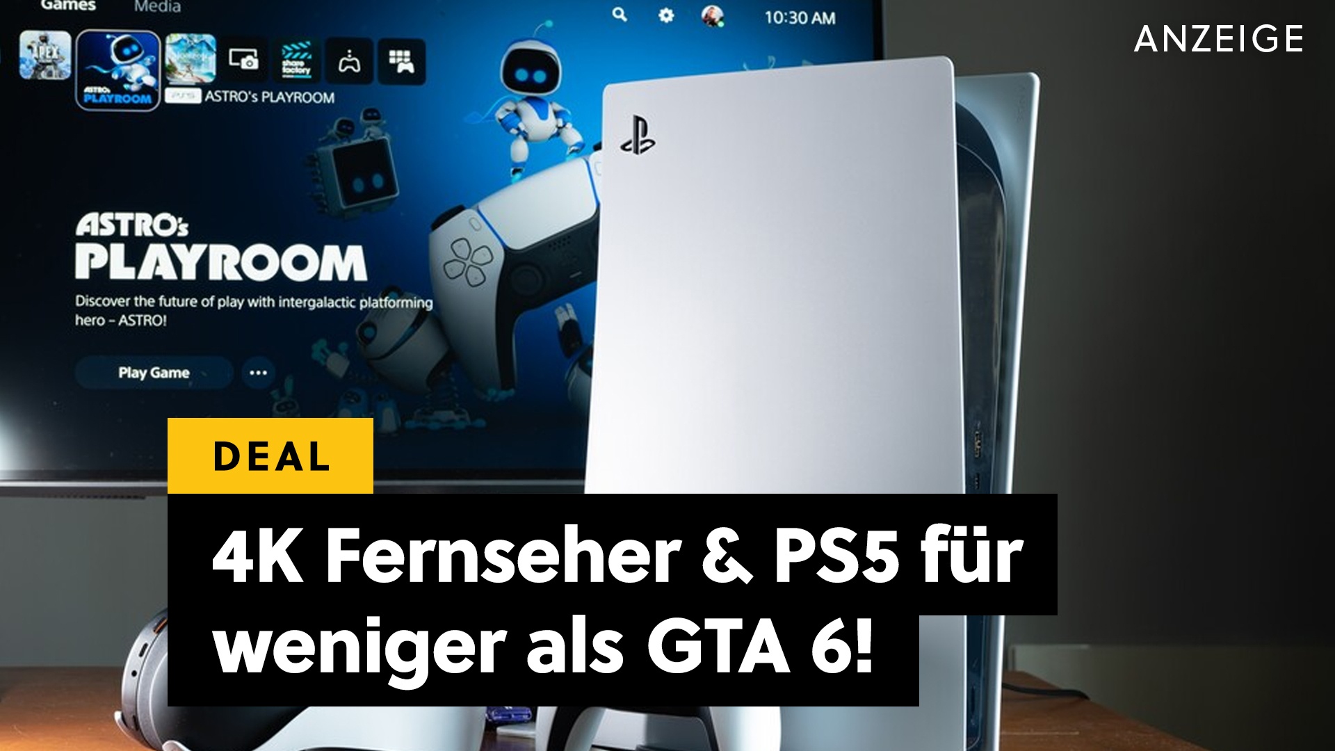 Deals: GTA 6 - So bekommt ihr einen Fernseher + PS5 für nur einen Euro! [Anzeige]