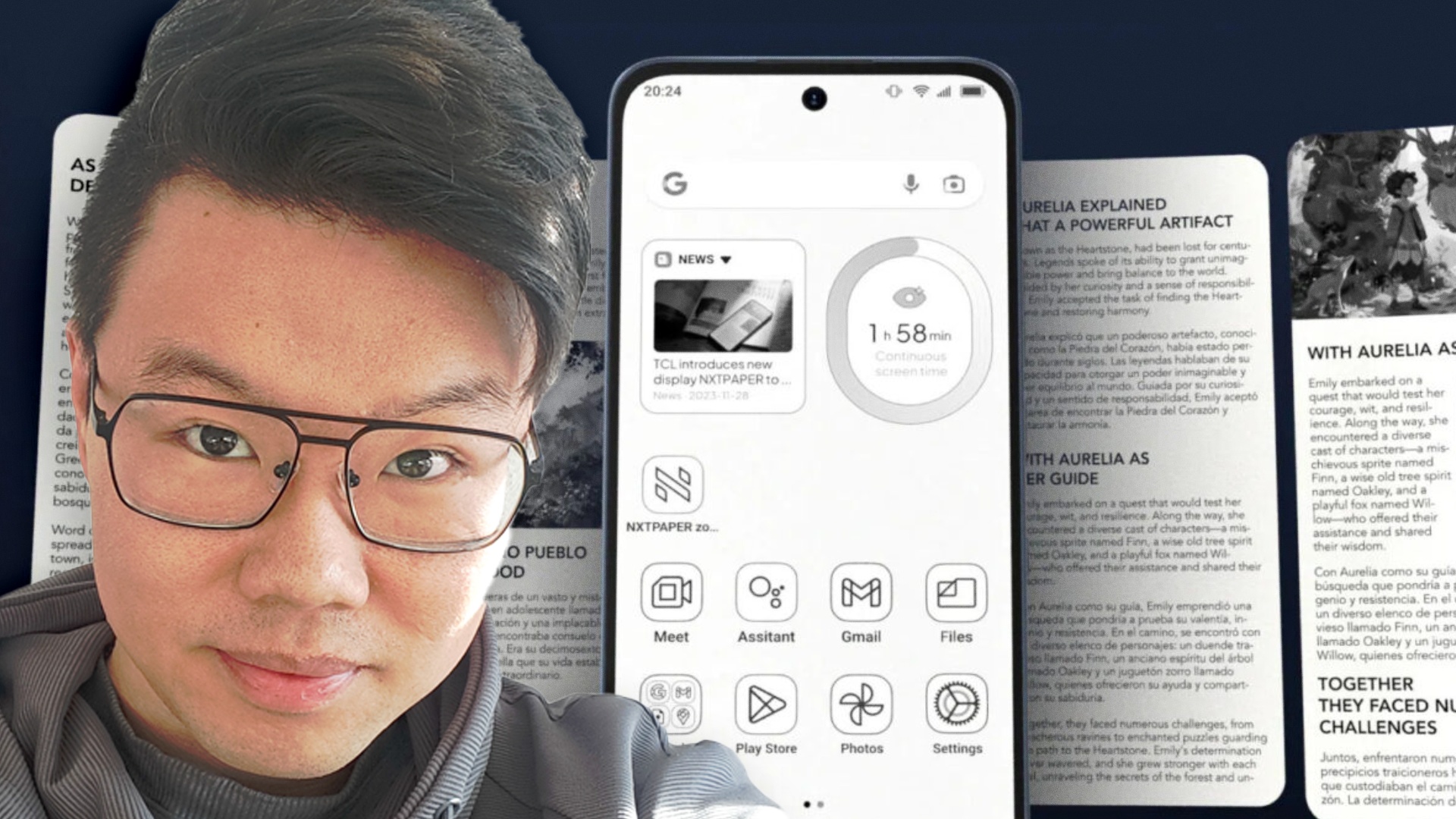 Smartphones - Handy und E-Reader in einem: mein Highlight der großen Smartphone-Woche ist ein Gerät mit einem ganz besonderem Bildschirm