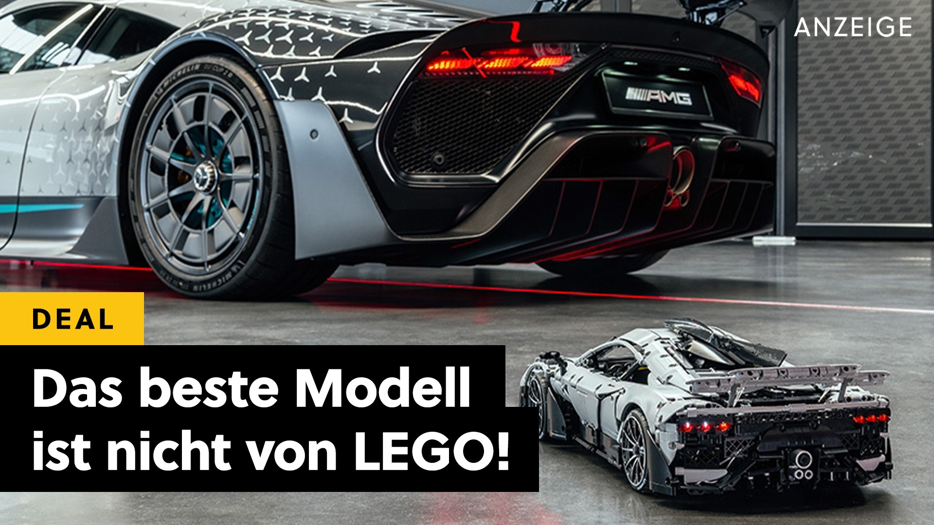 Der AMG One von CaDA treibt LEGO Technic-Modellen die Schamesröte ins Gesicht – mit 4 Motoren, Fernsteuerung & Licht!