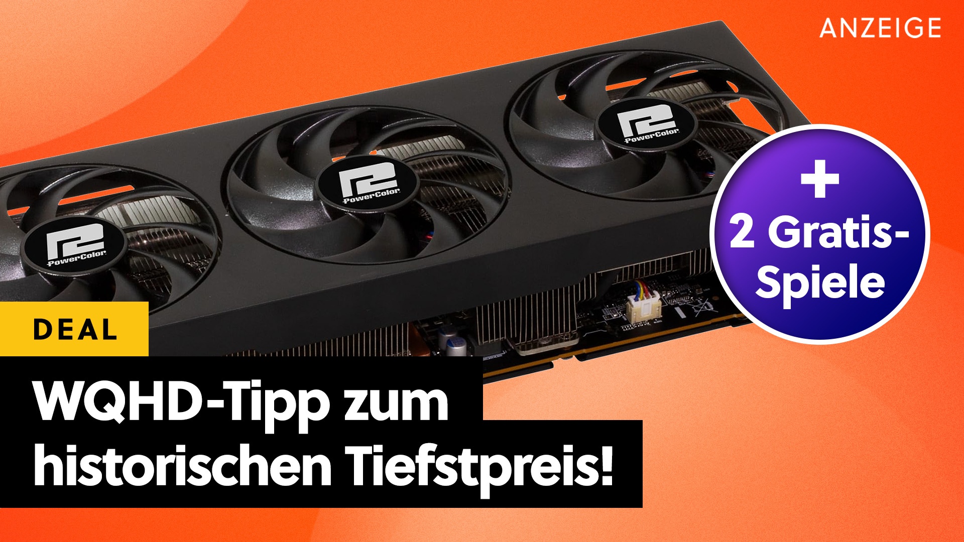 Die beste WQHD-Grafikkarte ist um Welten günstiger als die Nvidia-Konkurrenz und AMD schenkt euch noch zwei Spiele dazu!