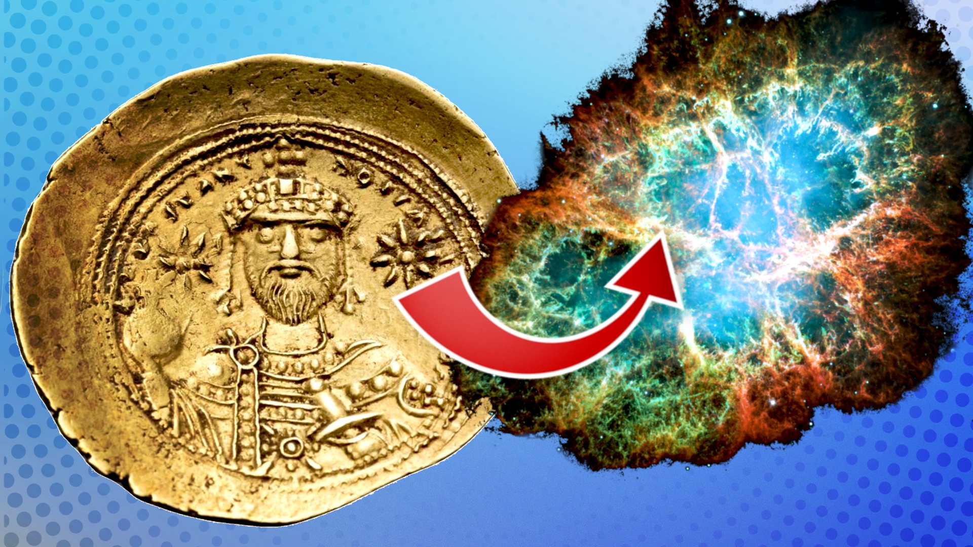 Supernova in Gold geprägt - Es ist nur ein kleines Detail auf einer 1.000 Jahre alten Münze, doch es verrät uns noch heute Neues über den berühmtesten Neutronenstern der Geschichte [Best of GameStar]
