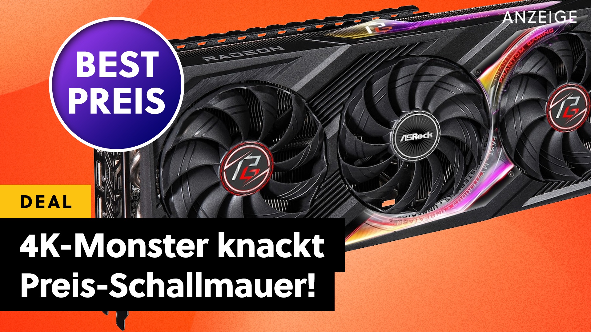 Wer in 4K zocken & dafür keine Niere verkaufen will, bekommt die für mich beste Grafikkarte jetzt zum Knallerpreis!