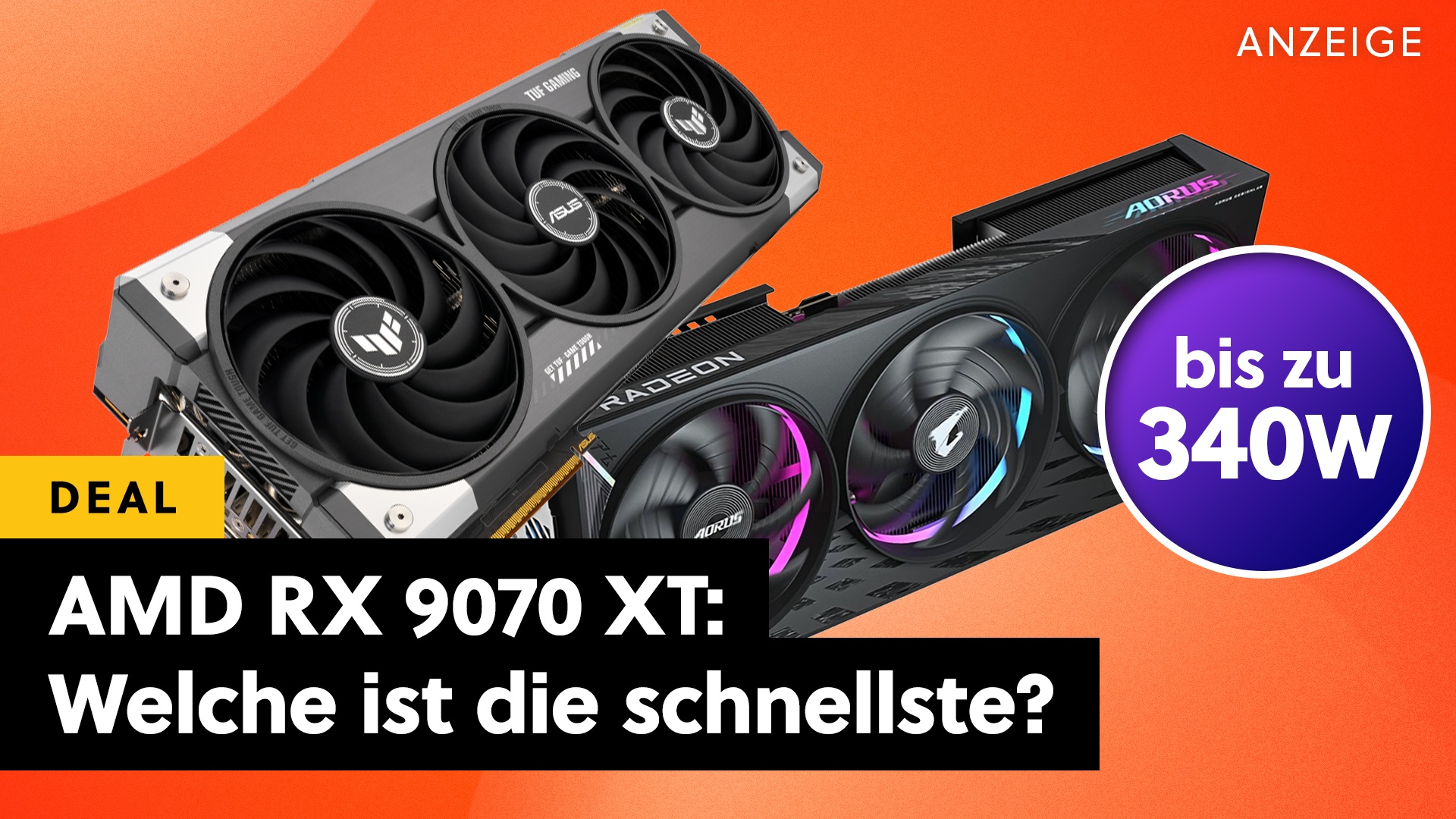 Welche AMD Radeon RX 9070 XT ist die schnellste? Die besten OC-Grafikkarten von ASUS, Gigabyte, Sapphire & Co. im Vergleich