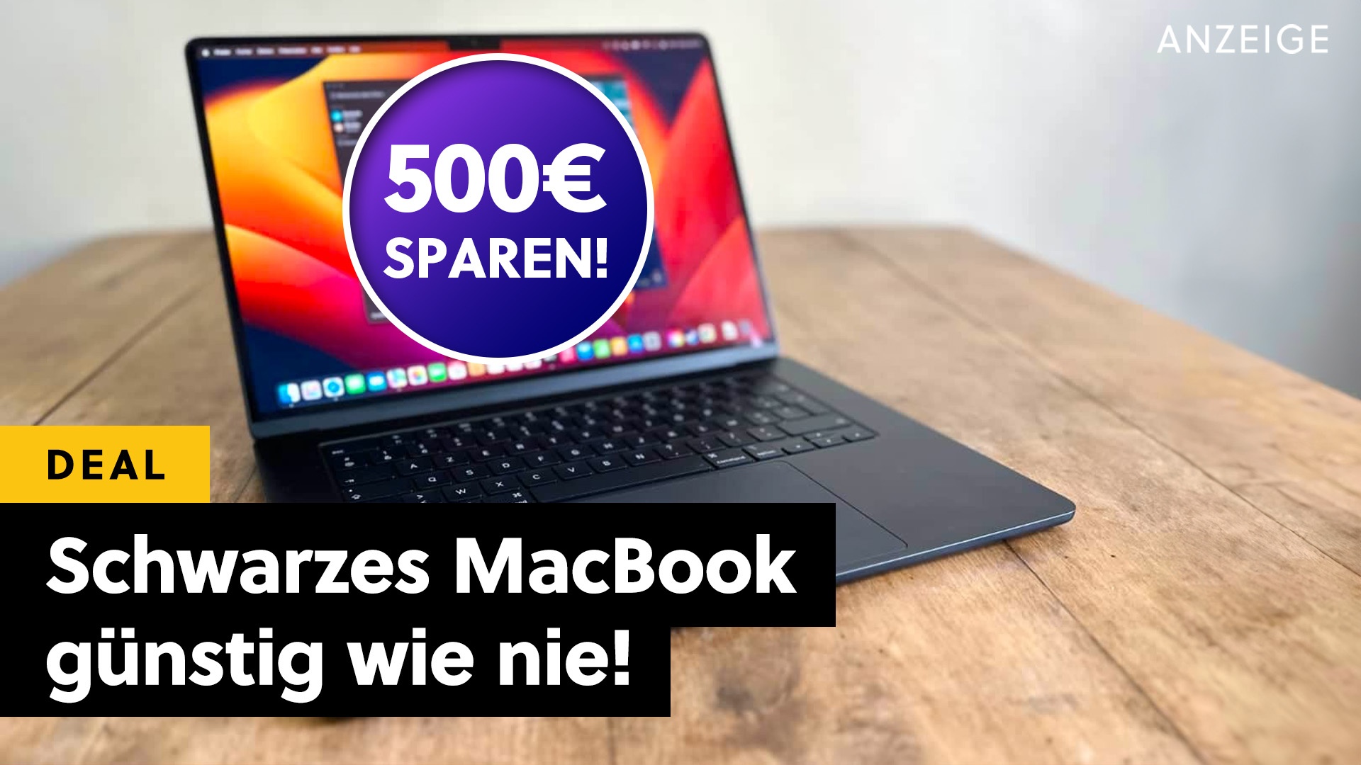 Unschlagbare Laptop-Leistung sah nie besser aus: Das schwarze MacBook Pro erreicht im Angebot den absoluten Bestpreis