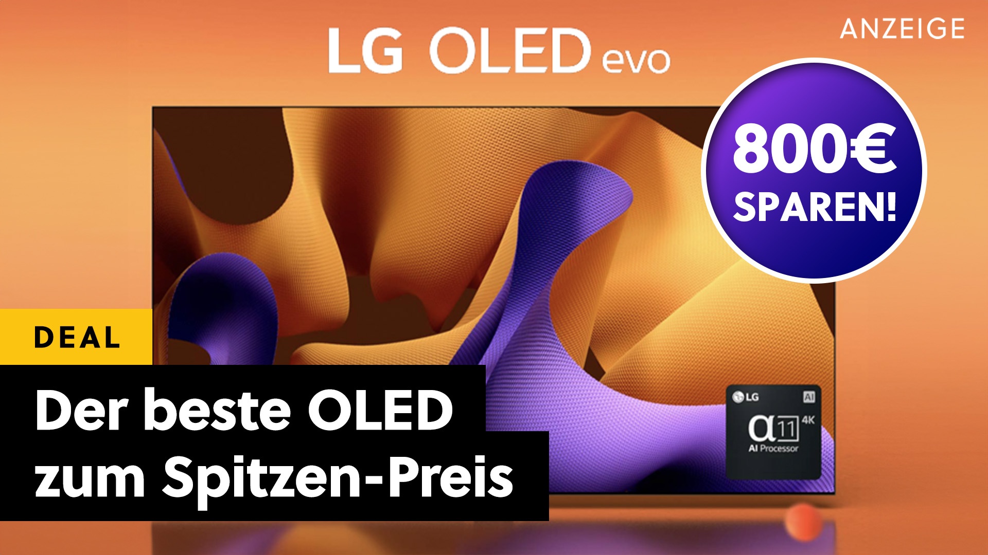 LGs neues OLED-Flaggschiff: Bei Amazon durchbricht der beste 4K-TV des Jahres jetzt eine wichtige Preisgrenze!