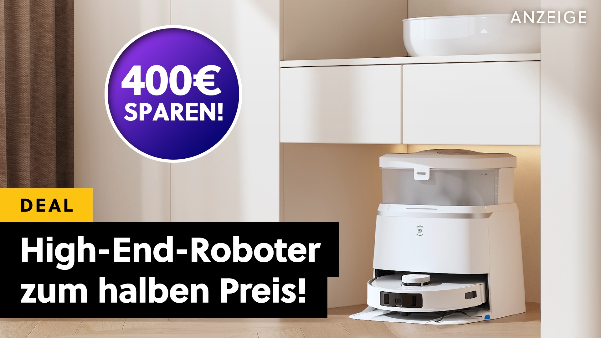 Für diesen Preis gibt's keinen Besseren! Jetzt den Preis-Leistungs-Champion der Saugroboter 40% günstiger bei Amazon sichern