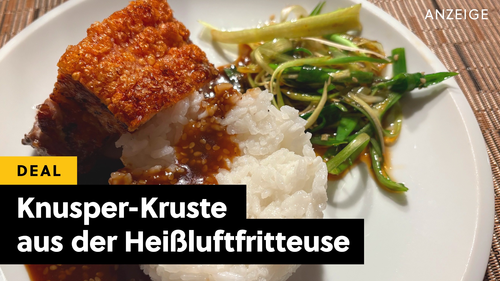 Eine Heißluftfritteuse kann so viel mehr als ihr denkt und ich beweise es euch mit einem meiner Lieblings-Rezepte!