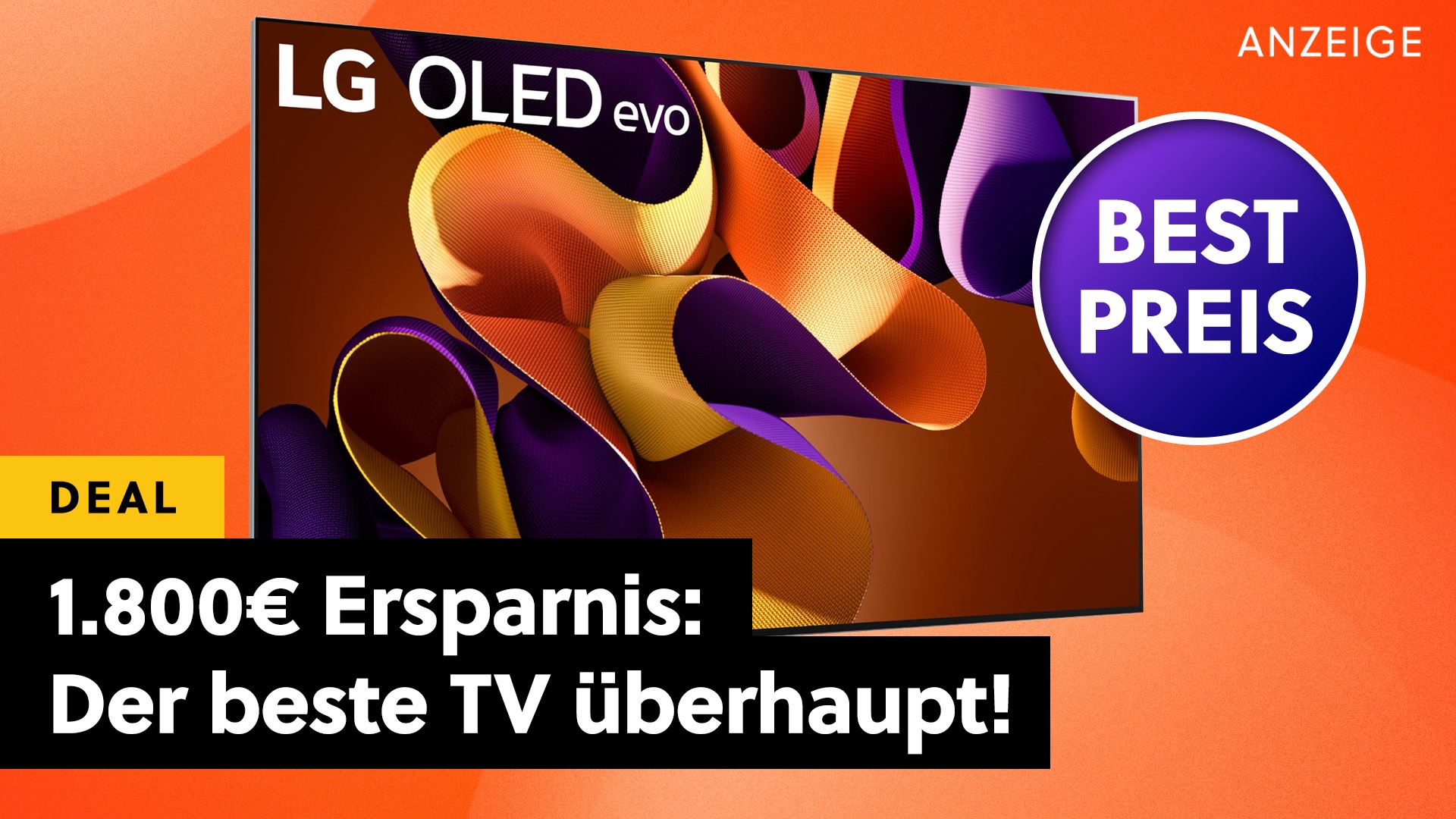 Ich habe den LG OLED G4 zum TV-König 2024 gekrönt – jetzt gibt’s das 65 Zoll OLED-Flaggschiff bei Amazon zum Bestpreis!