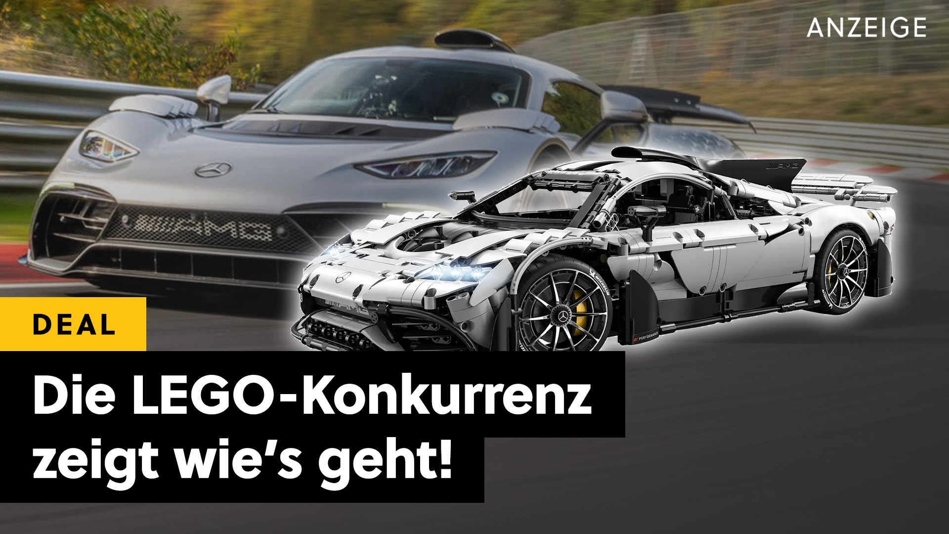 Der Mercedes-AMG One mit 3.300 Teilen, 4 Motoren und 2 Lizenzen – LEGO Technic wird mit den eigenen Waffen geschlagen!