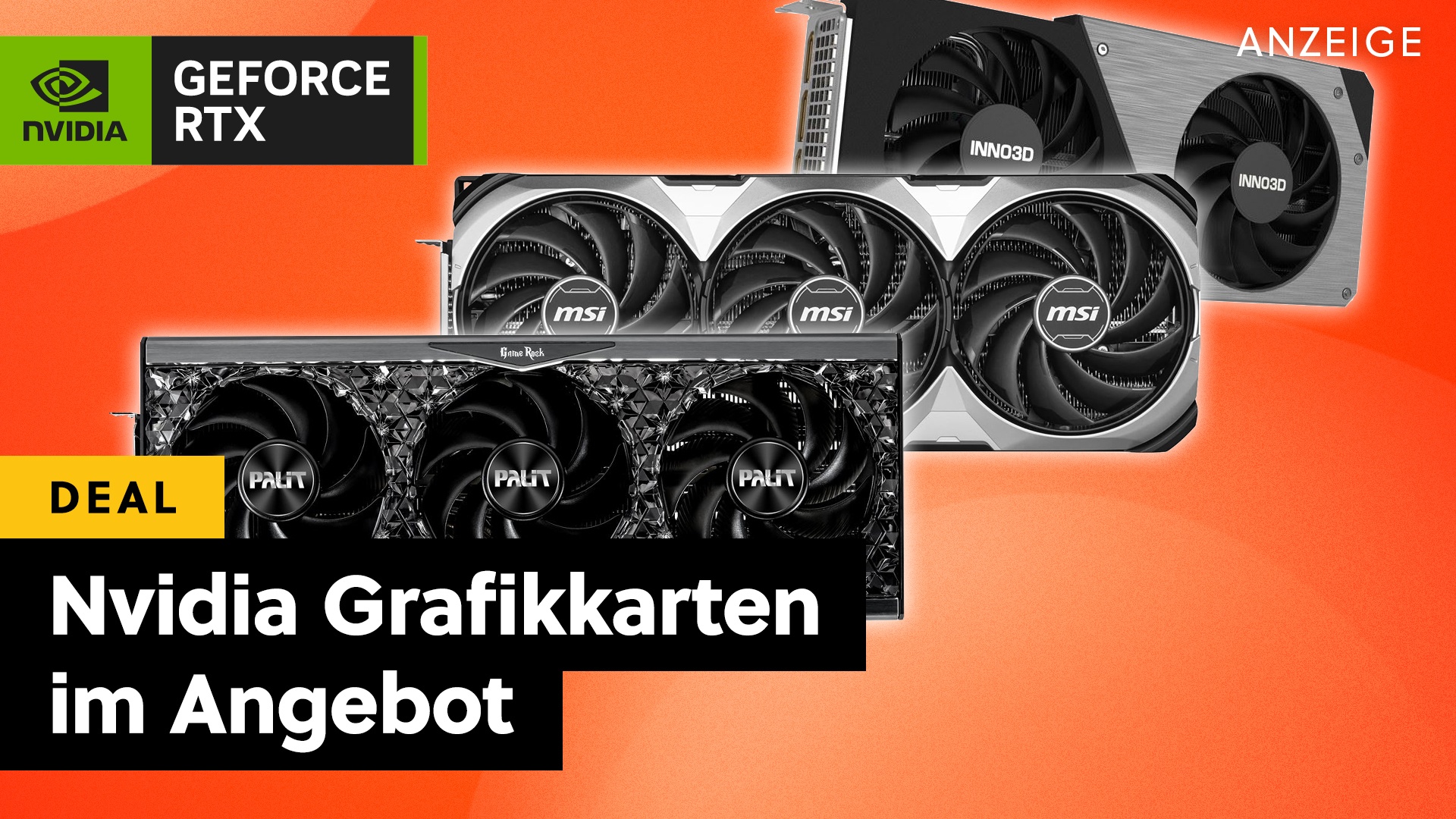 Wenn ihr gerade unbedingt eine Nvidia Grafikkarte braucht, sind das die besten Angebote zur RTX 4090, 4070 Ti & Co.