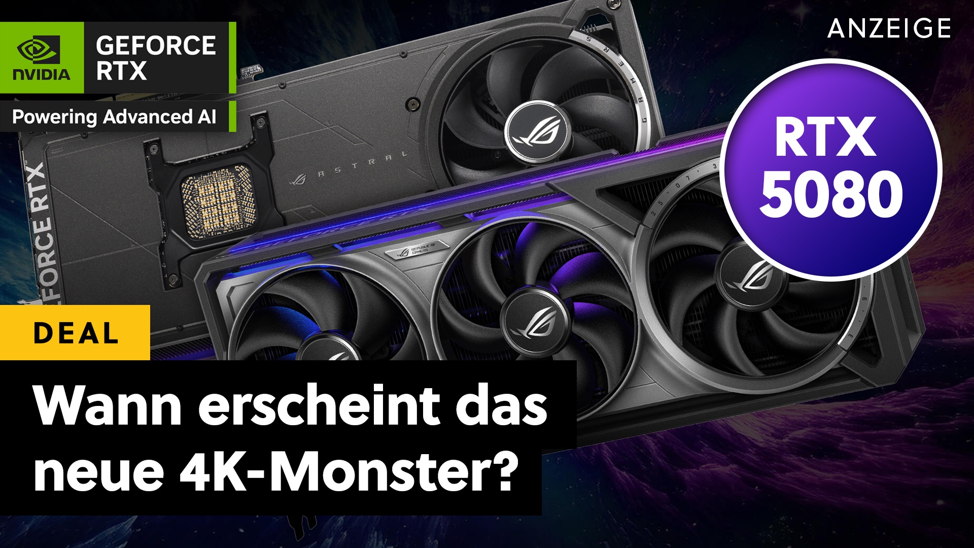 Deals: RTX 5080 - Wann & Wo ihr als Erstes eure Finger an die neue 4K-Grafikkarte bekommt [Anzeige]