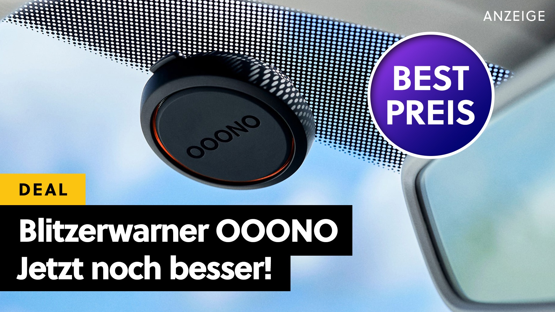 Ob der Tacho richtig steht, seht ihr, wenn das Licht an geht! Der neue Blitzerwarner OOONO 2 mit Android Auto im Angebot