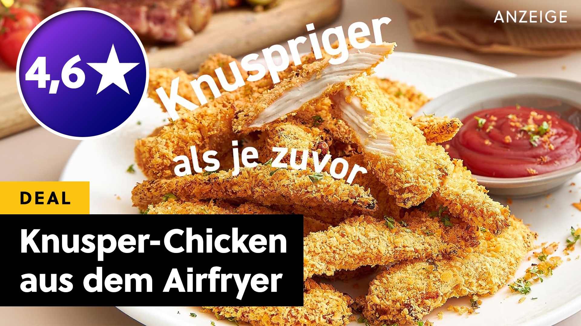 Chicken-Nuggets selber machen – besser als bei Mäces und mit dem beliebtesten Airfryer Amazons sogar viel gesünder!