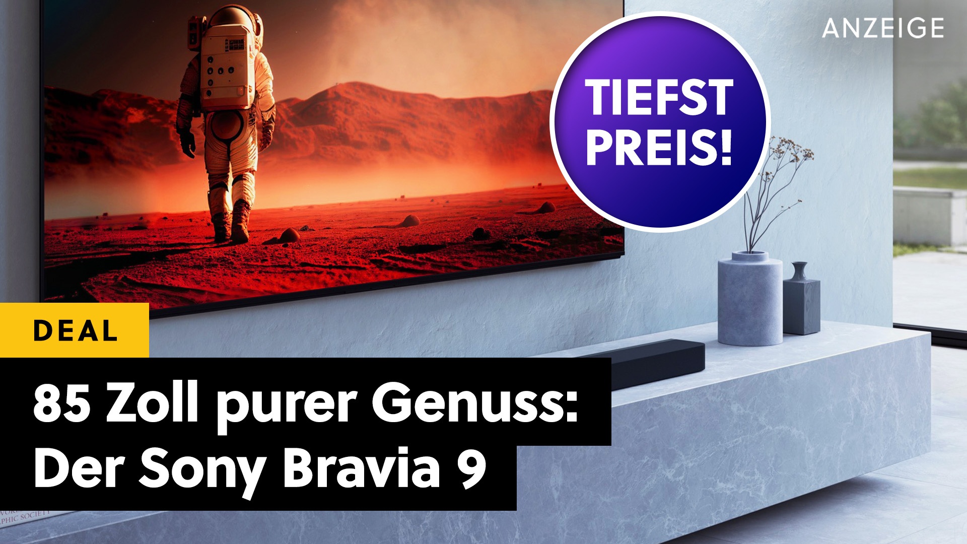 Weltbester Mini-LED QLED-TV erreicht im Amazon-Angebot den Tiefstpreis – Günstiger gabs den 85 Zoll Sony Bravia 9 nie!