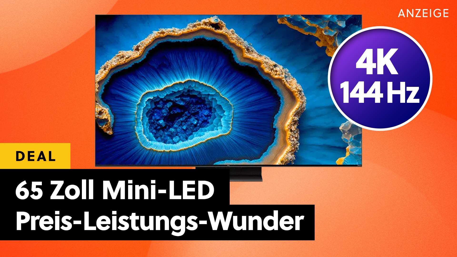 4K Mini-LED-Fernseher, der Samsung, LG & Sony das Fürchten lehrt, im Angebot – er nimmt es selbst mit OLED-TVs auf!