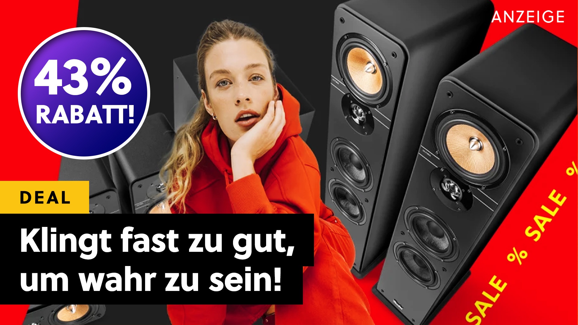 Feinster Surround-Sound aus Deutschland im ersten Black-Friday-Angebot: Teufel Lautsprecher & Soundbars über 40% reduziert!