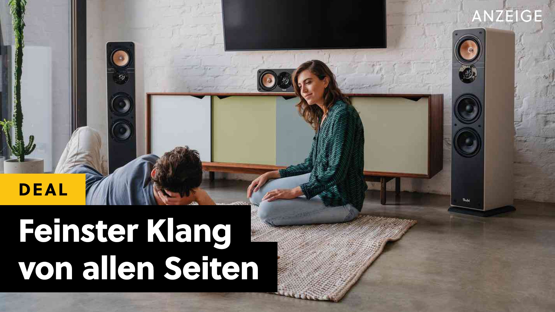 HiFi-Surround-Sound unter 1.000€ geht nicht besser! Ein wundervolles Teufel 5.1 Lautsprecher-Komplettset ist im Angebot