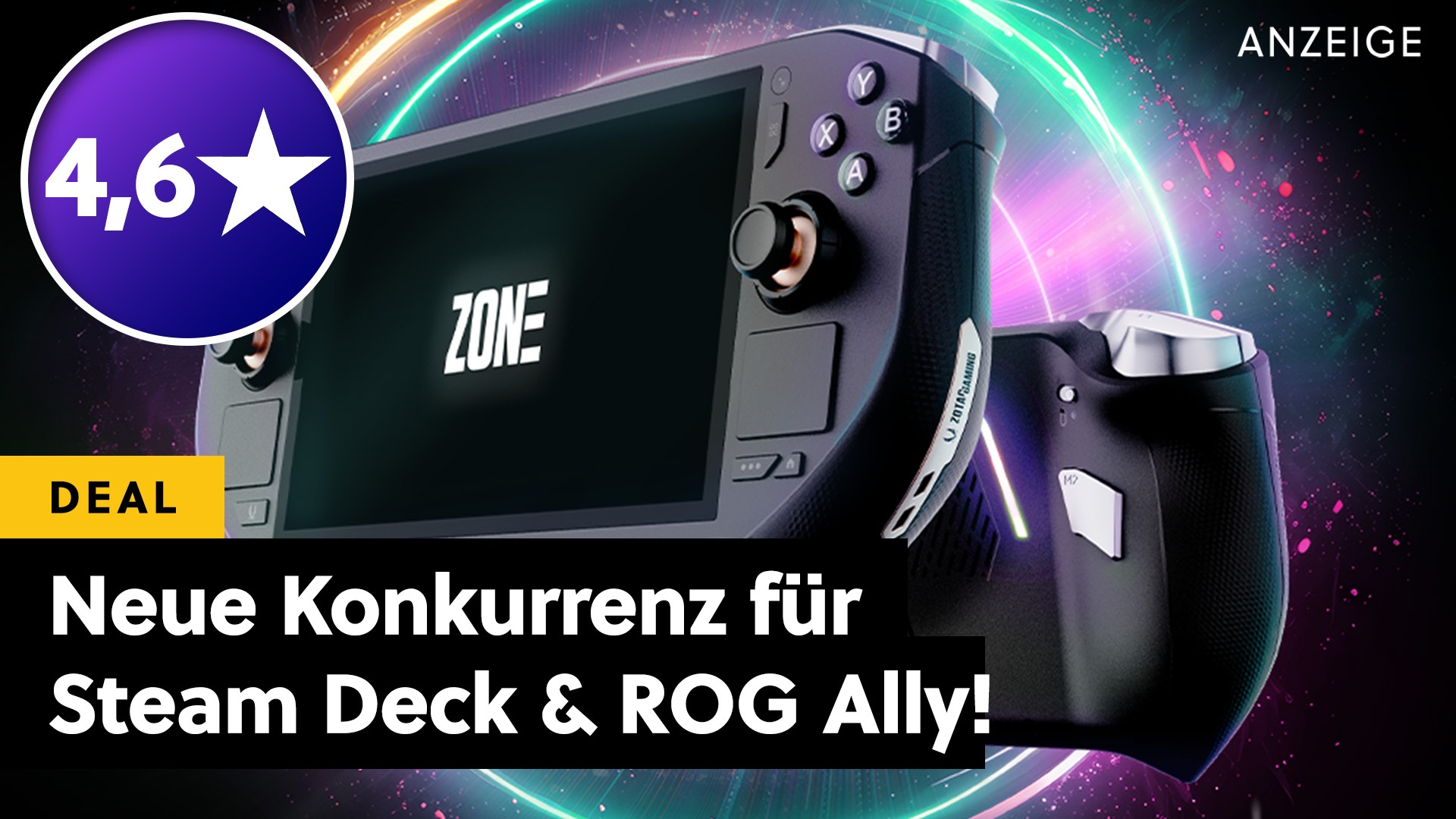 Kann der neuste Gaming-Handheld das Steam Deck OLED vom Thron stoßen? Das Zotac Zone geht in Deutschland an den Start