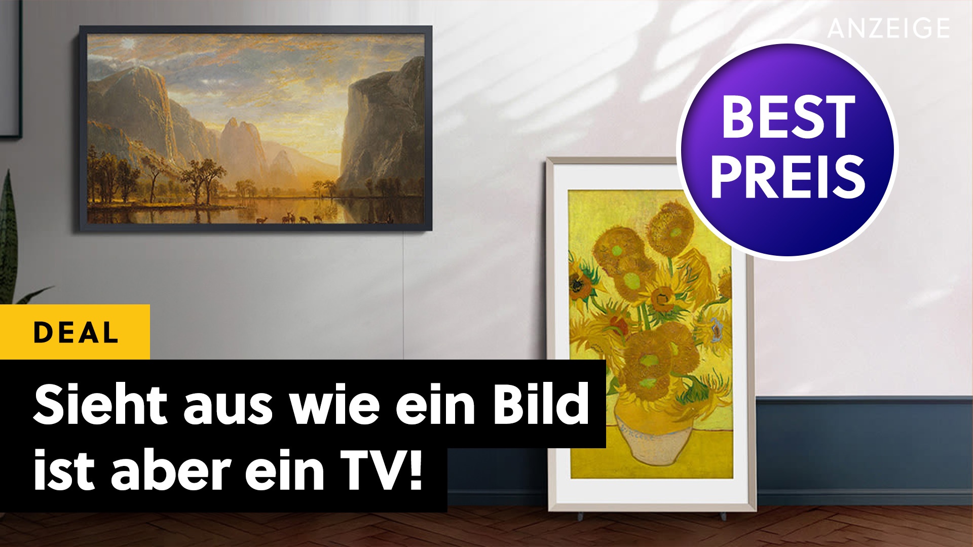 Der für mich mit Abstand schönste Fernseher, den es gibt – Samsungs 'The Frame' bietet euch das perfekte Bild!