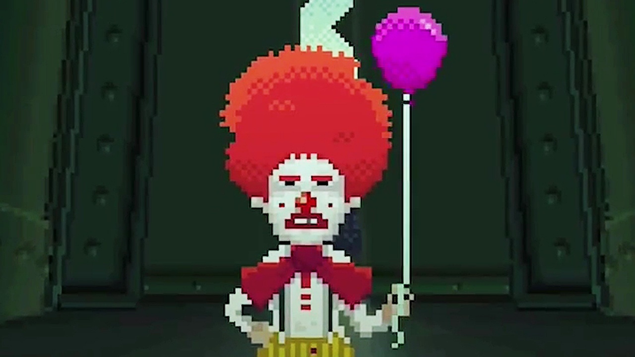 Thimbleweed Park Fieser Clown erklärt das Point&ClickAdventure