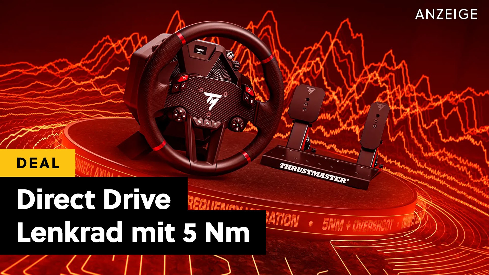 Deals: Direct Drive Lenkrad - 5 Nm Dehmoment & Magnet-Pedale aus Metall für PC & Xbox im Angebot [Anzeige]
