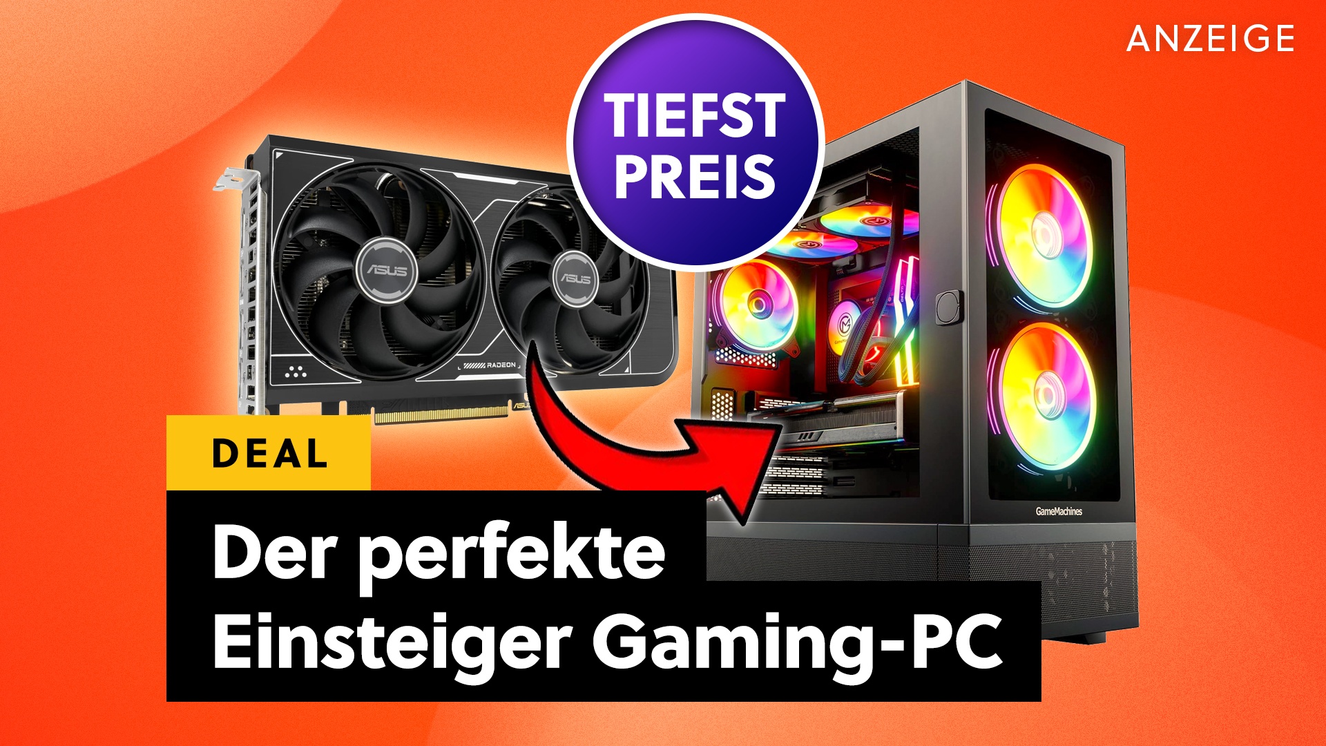 Kann man einen Gaming-PC für unter 600€ bauen? Und wie man kann! Mein Grafikkarten-Tipp ist günstiger als jemals zuvor