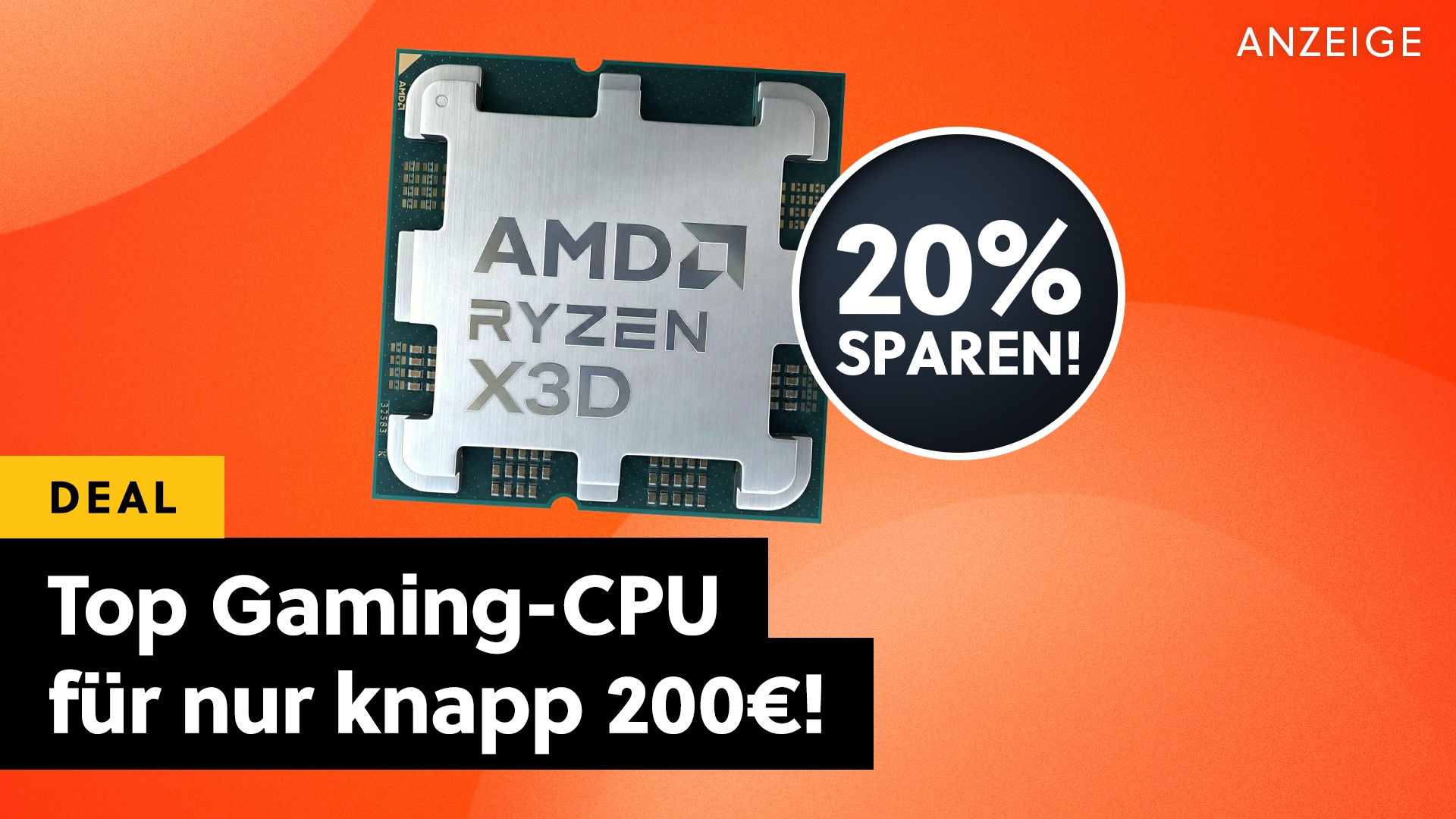 Deals: X3D-Schnäppchen - Diese Gaming-CPU von AMD kostet viel weniger als ihr denkt! [Anzeige]